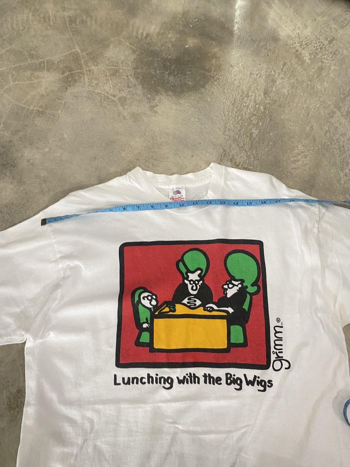 Fruit Of The Loom VINTAGE 90'S GRIMM Size US L / EU 52-54 / 3 - 9 Thumbnail