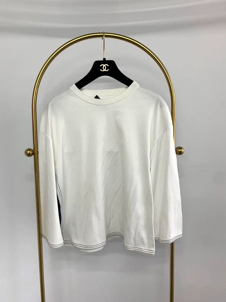 Loro Piana LORO PIANA White long-sleeved jacket Size M / US 6-8 / IT 42-44 - 1 Thumbnail