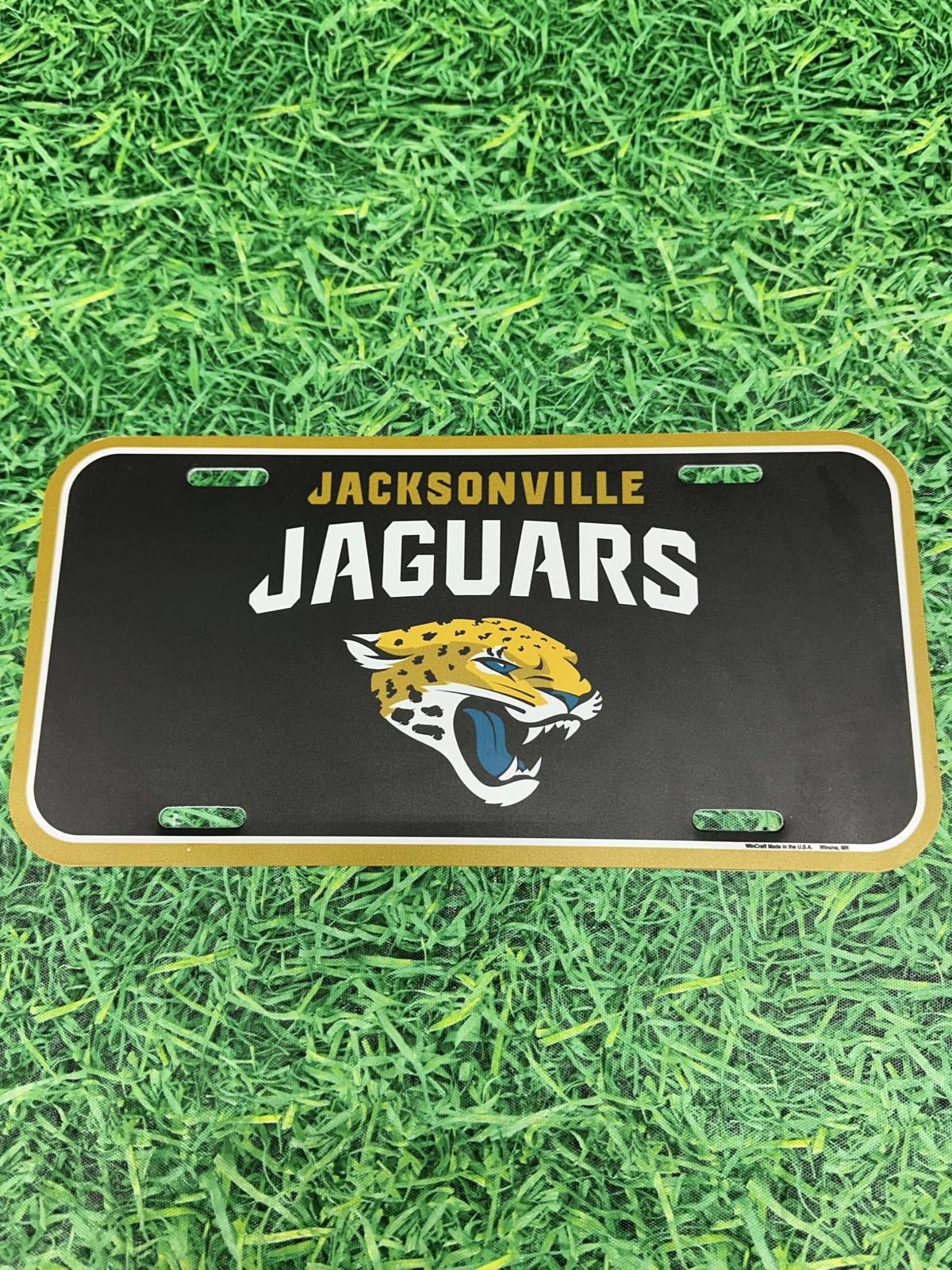 NFL Jacksonville Jaguars License Plate Plastic NFL NEW Size ONE SIZE - 1 Preview