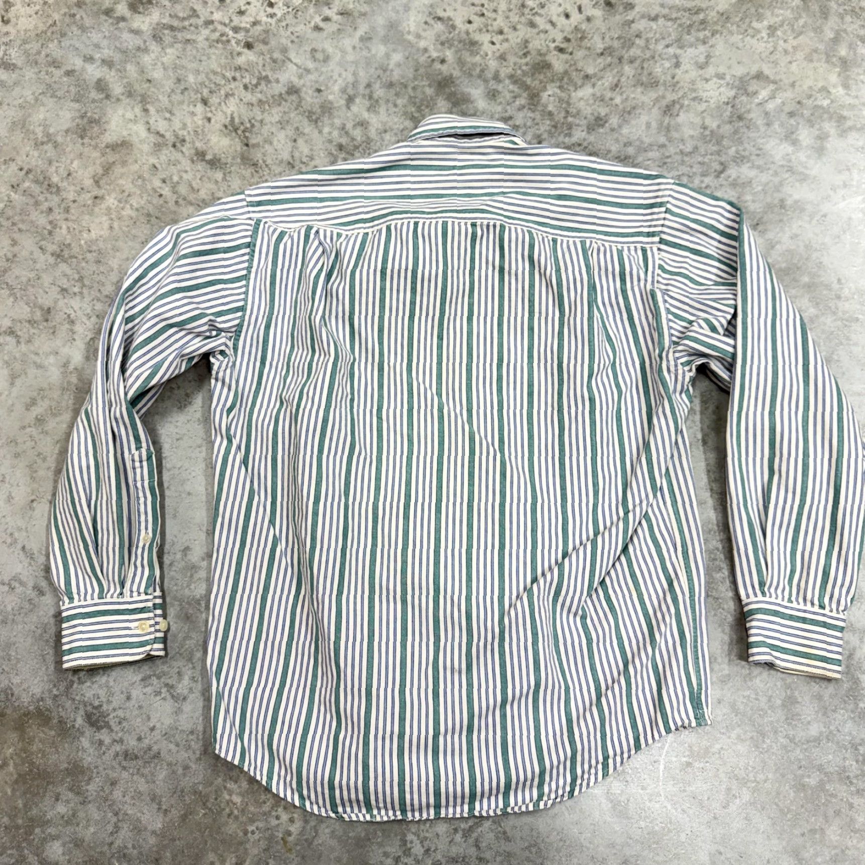 Banana Republic VINTAGE Banana Republic Shirt Mens Small Cotton Stripe Long Sleeve Button Down Size US S / EU 44-46 / 1 - 5 Thumbnail