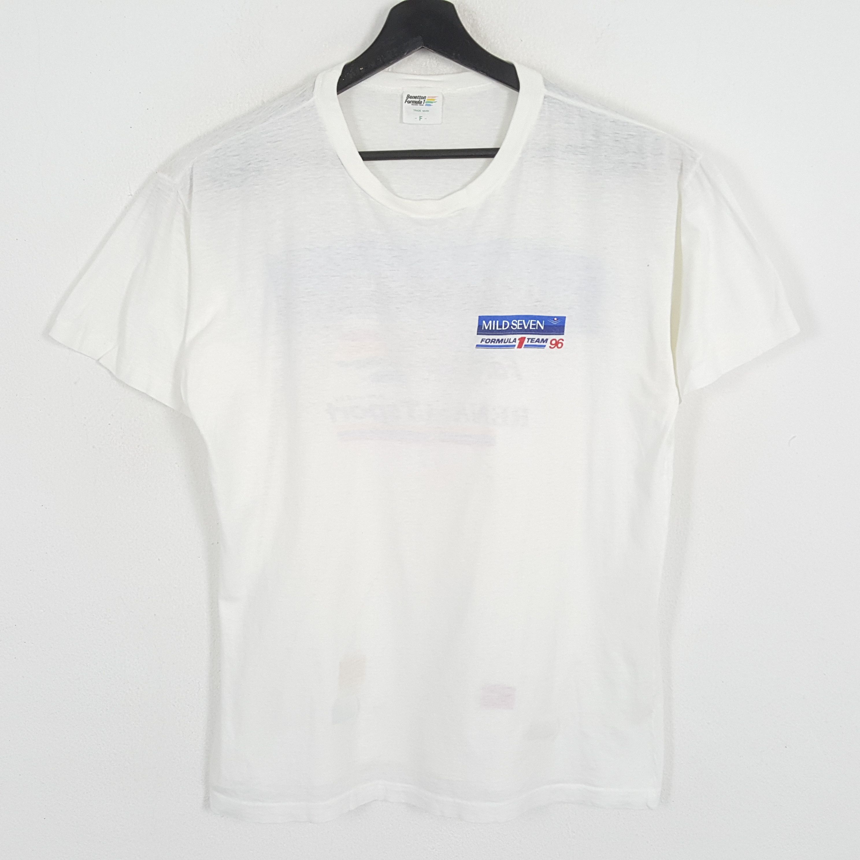 Benetton × Vintage Mild Seven BENETTON FORMULA 1 Racing Team Tshirt Size US L / EU 52-54 / 3 - 3 Thumbnail