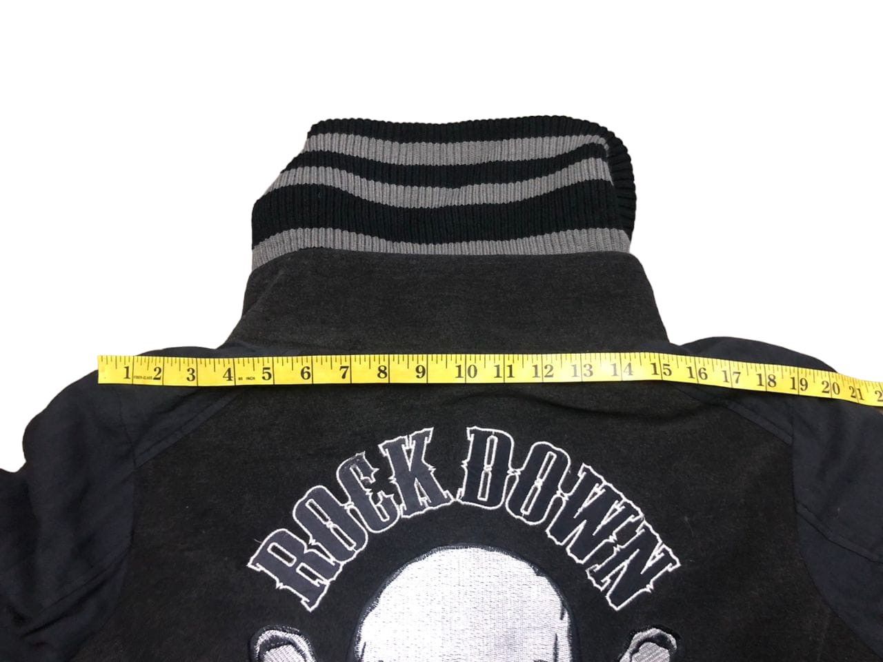 If Six Was Nine × Japanese Brand Dig Deep Embroidered Skull Crossbone Varsity Jacket Size US L / EU 52-54 / 3 - 14 Thumbnail