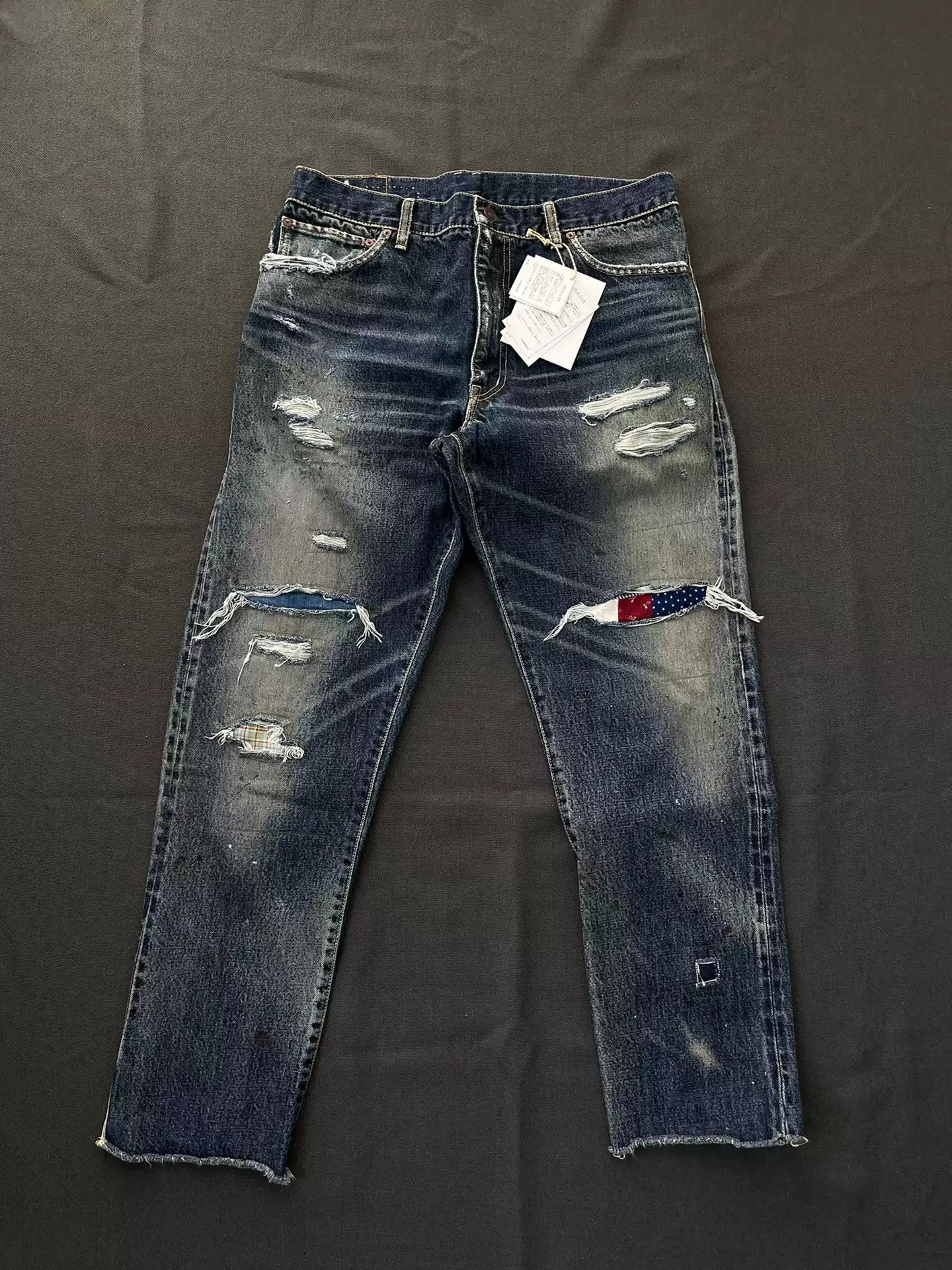 Visvim VISVIM SS JOURNEYMAN PANTS TACKED CRASH 21AW-2506 Size US 34 / EU 50 - 1 Thumbnail