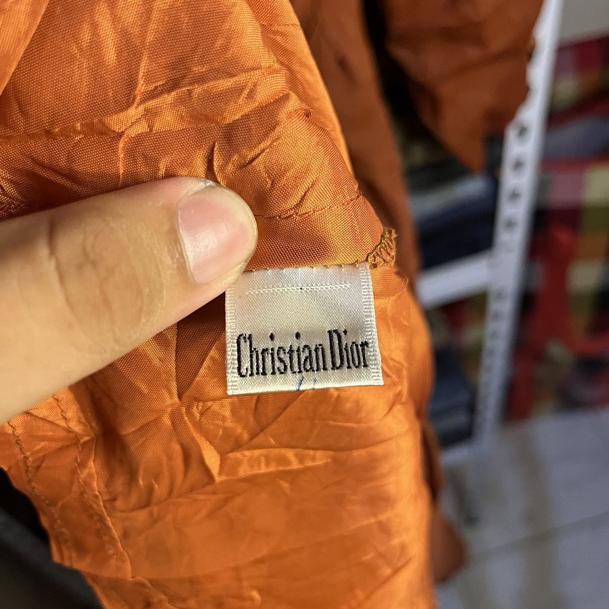 Dior × Vintage 1950’s Christian Dior Maxi Dress Size L / US 10 / IT 46 - 6 Thumbnail