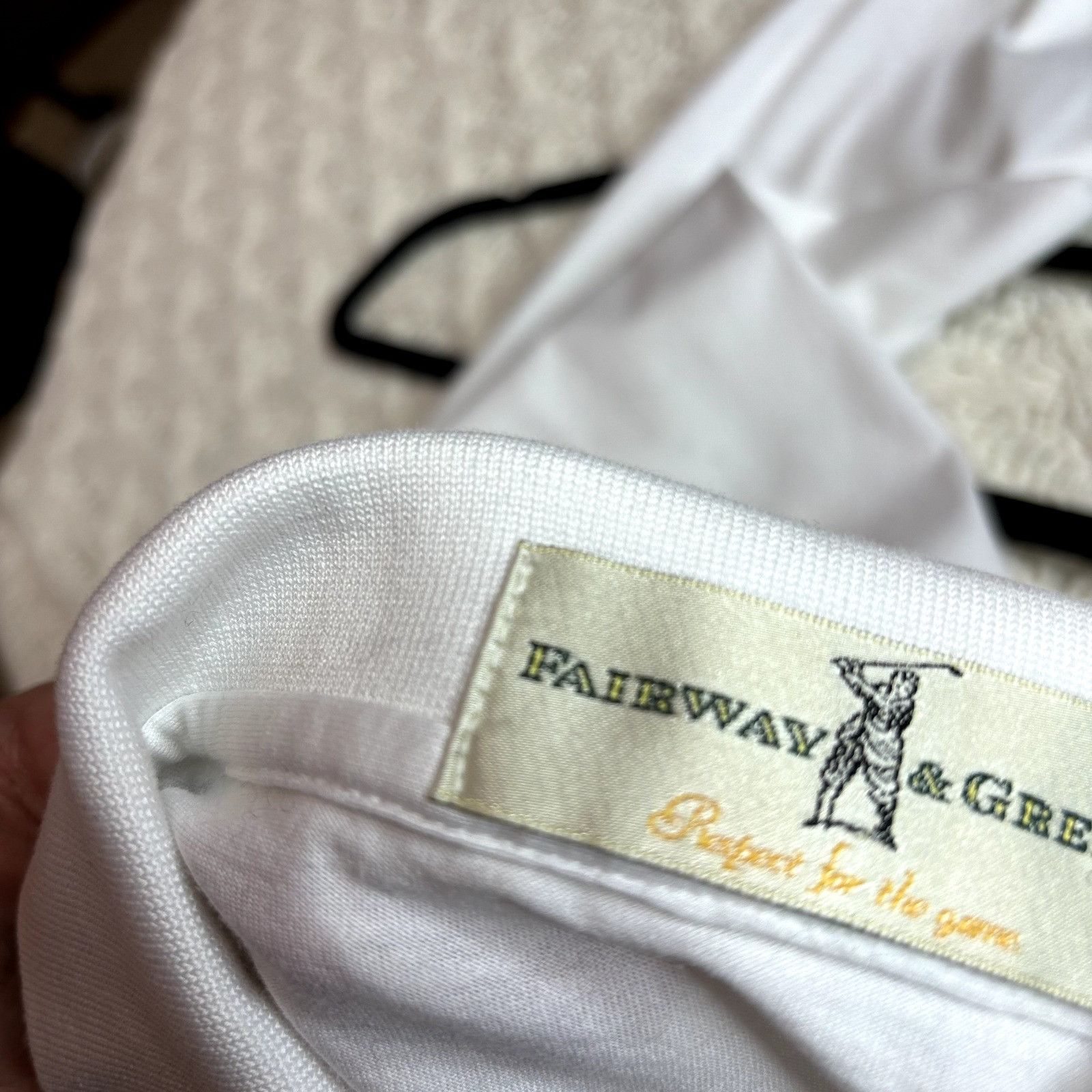 Other Fairway & Greene Polo Golf Shirt Men's XL White Cotton Long Size US XL / EU 56 / 4 - 5 Thumbnail