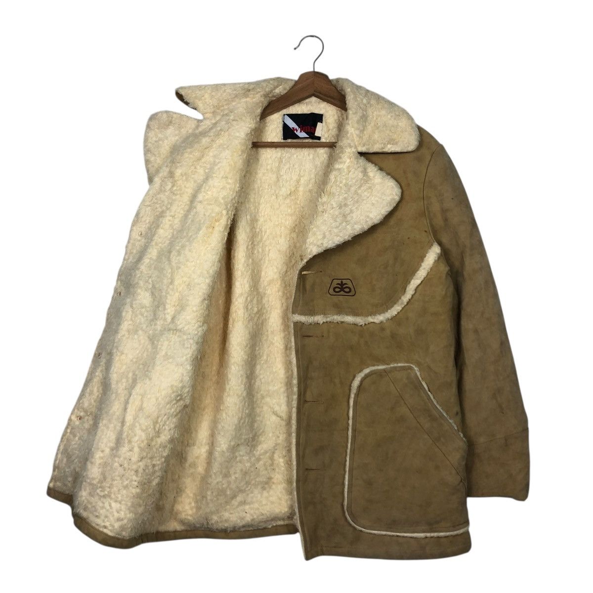 Vintage 🔥VINTAGE SUEDE LEATHER WIMAN BLANKET FUR ISSEY MIYAKE Size US M / EU 48-50 / 2 - 13 Thumbnail