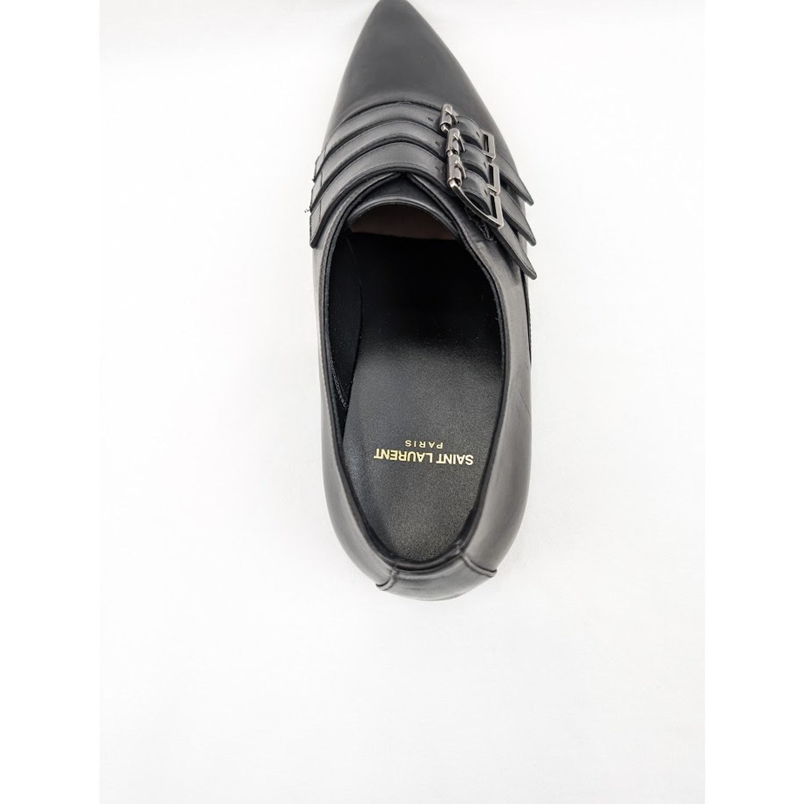 Saint Laurent Paris o1rshd1 Q:2 / Levine 15 Derby Shoes in Nero Size US 10 / EU 43 - 10 Thumbnail