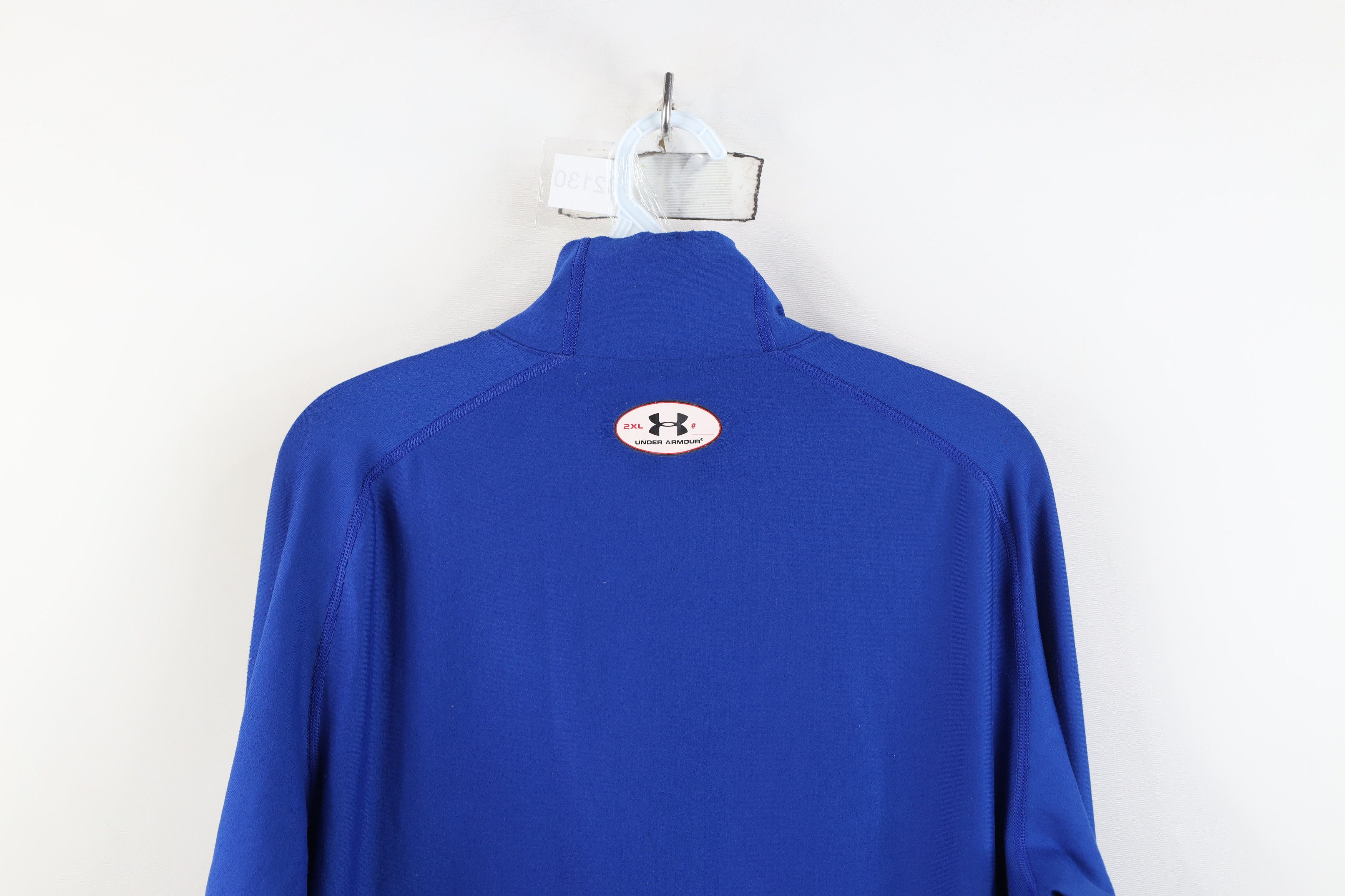 Under Armour Under Armour ColdGear Compression Mock Neck T-Shirt Blue Size US XXL / EU 58 / 5 - 13 Thumbnail