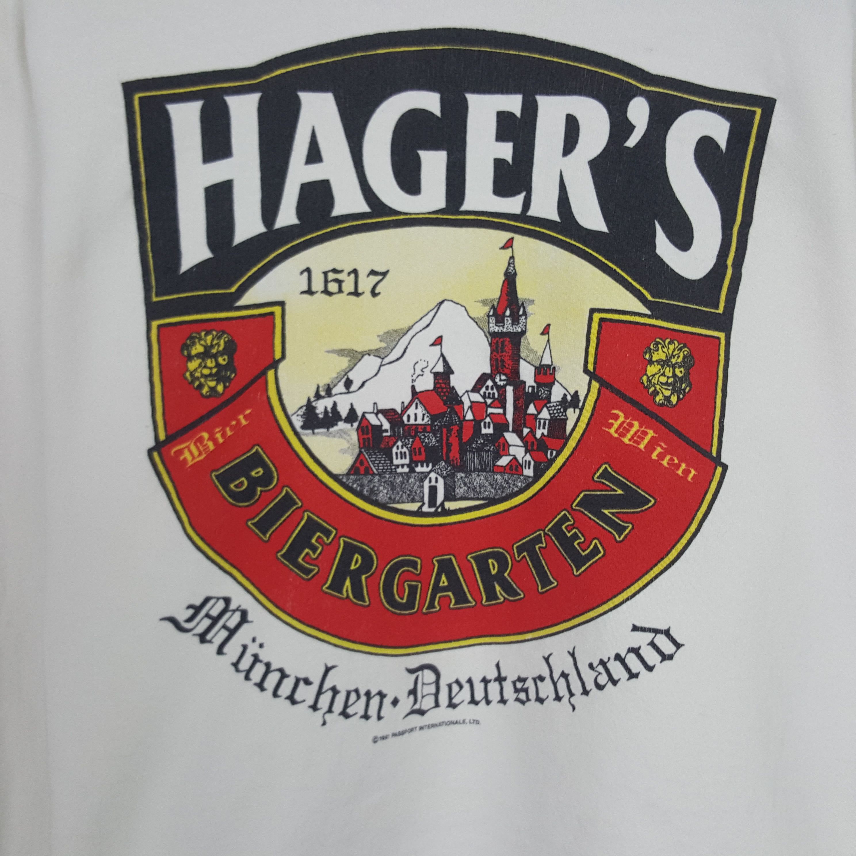 Vintage Vintage Biergarten Sweatshirt Size US L / EU 52-54 / 3 - 2 Thumbnail