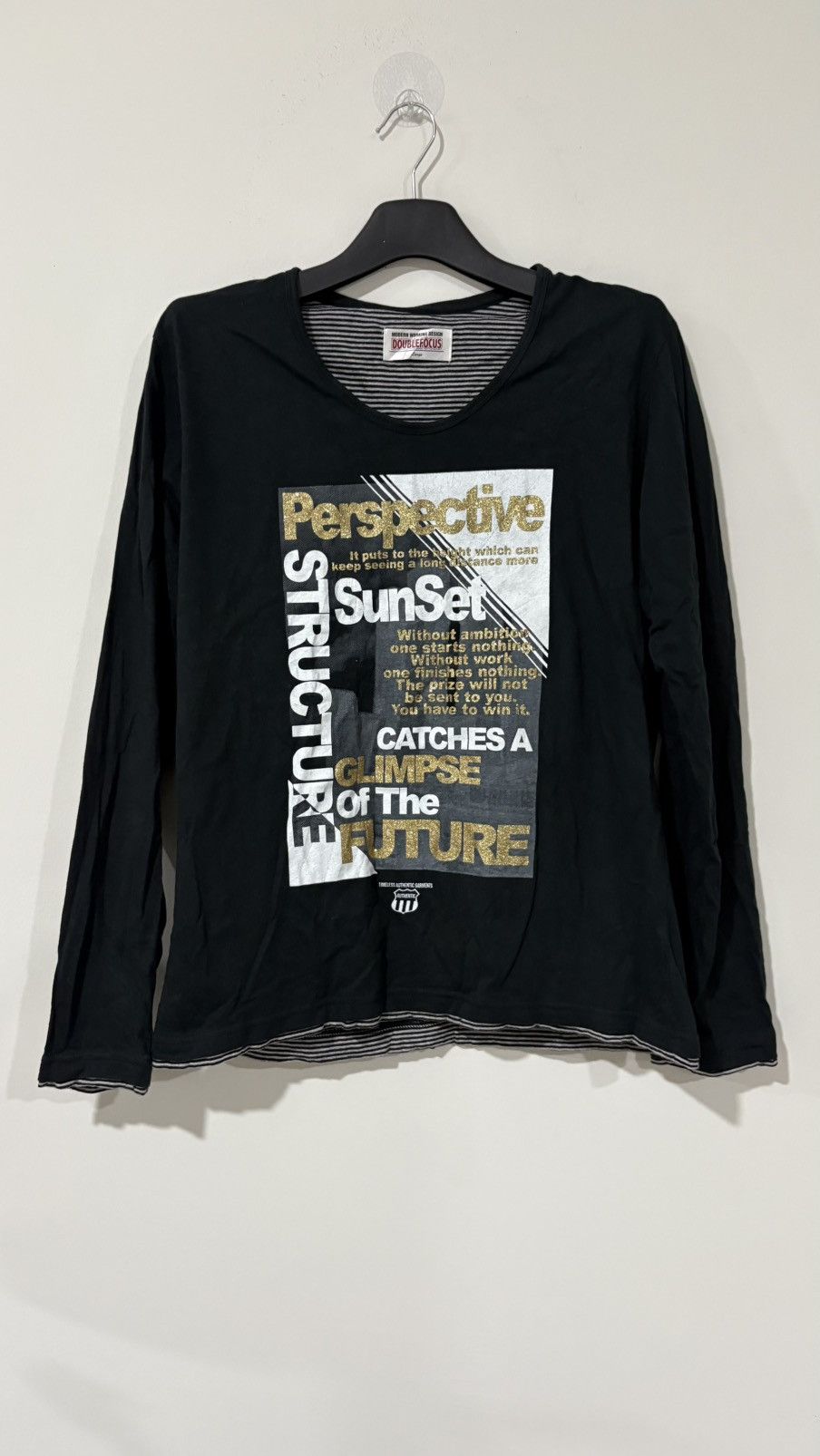 If Six Was Nine ‼️DOUBLEFOCUS SHIRT PUNK POEM BONDAGE SKULL JAPANESE Size US L / EU 52-54 / 3 - 1 Thumbnail