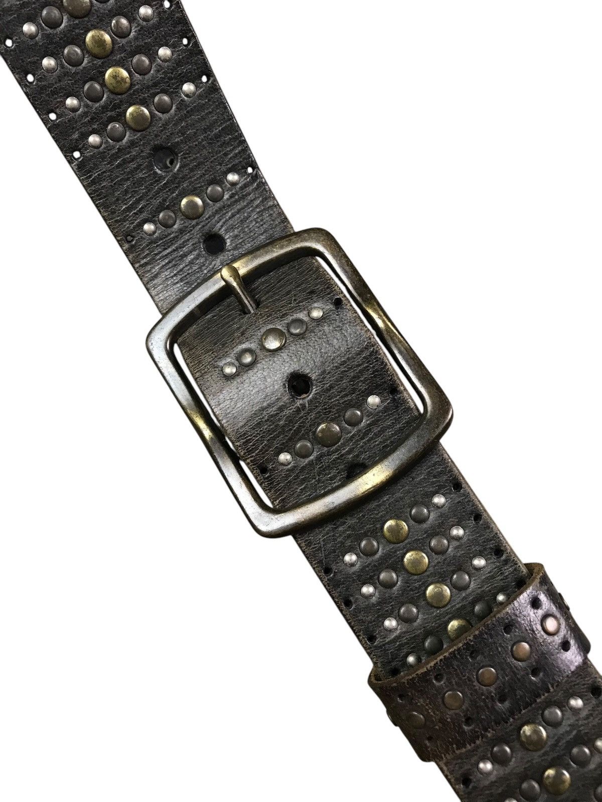 Japanese Brand × Leather STUDDED LEATHER WAIST BELT STEAMPUNK Size ONE SIZE - 5 Thumbnail