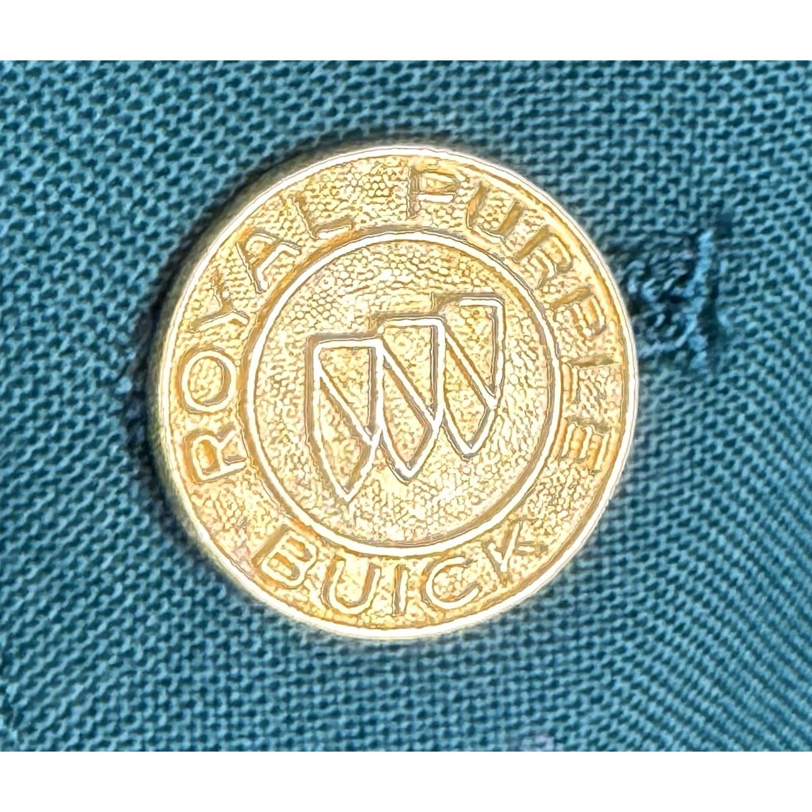 Vintage JACK NICKLAUS Blazer Golf Button Sz. 44 Green Vintage? (original title has Buick Brass Button) Size 44R - 3 Thumbnail