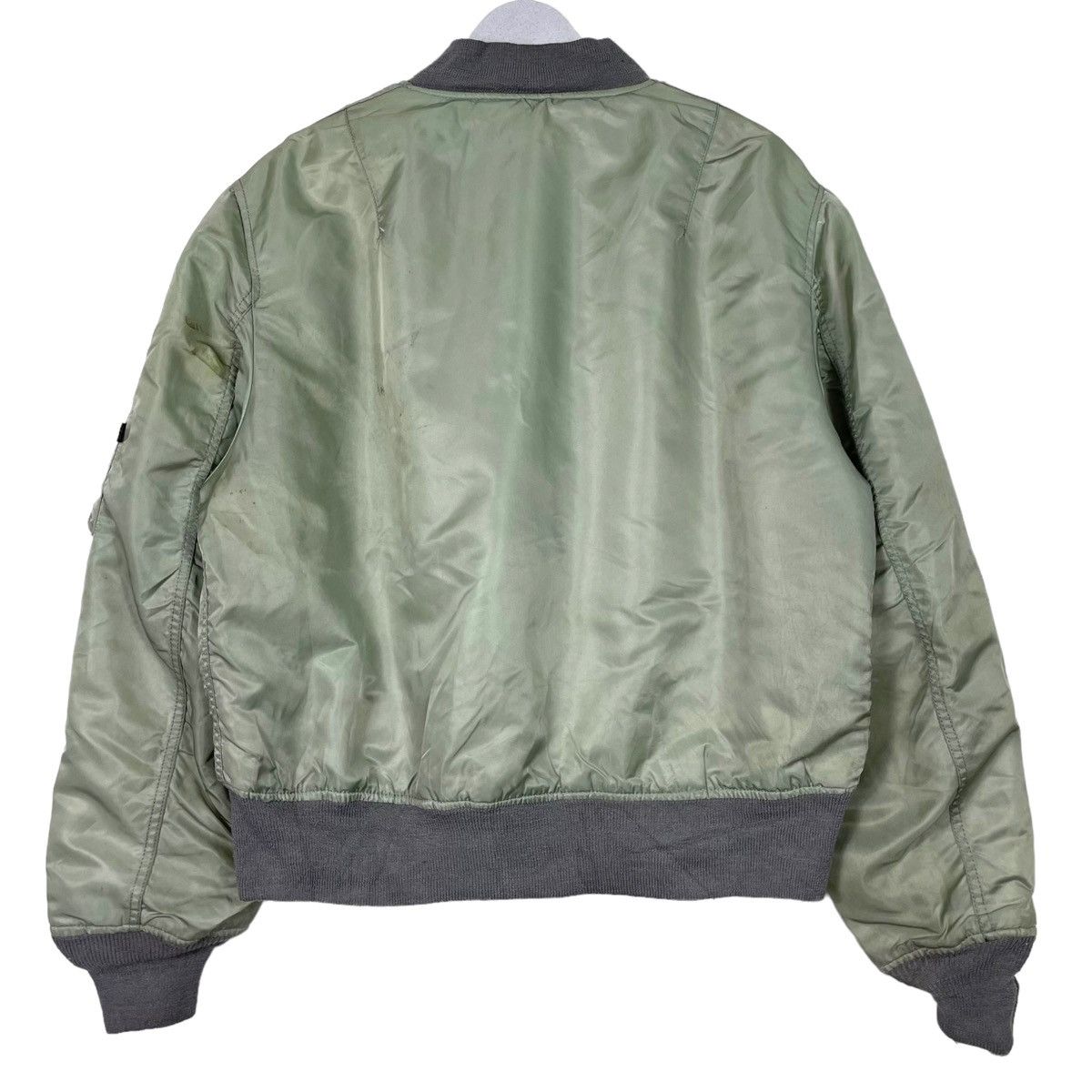 Alpha Industries 💥ALPHA INDUSTRIES MILITARY RIOT BOMBER FLIGHT JACKET Size US XL / EU 56 / 4 - 9 Thumbnail