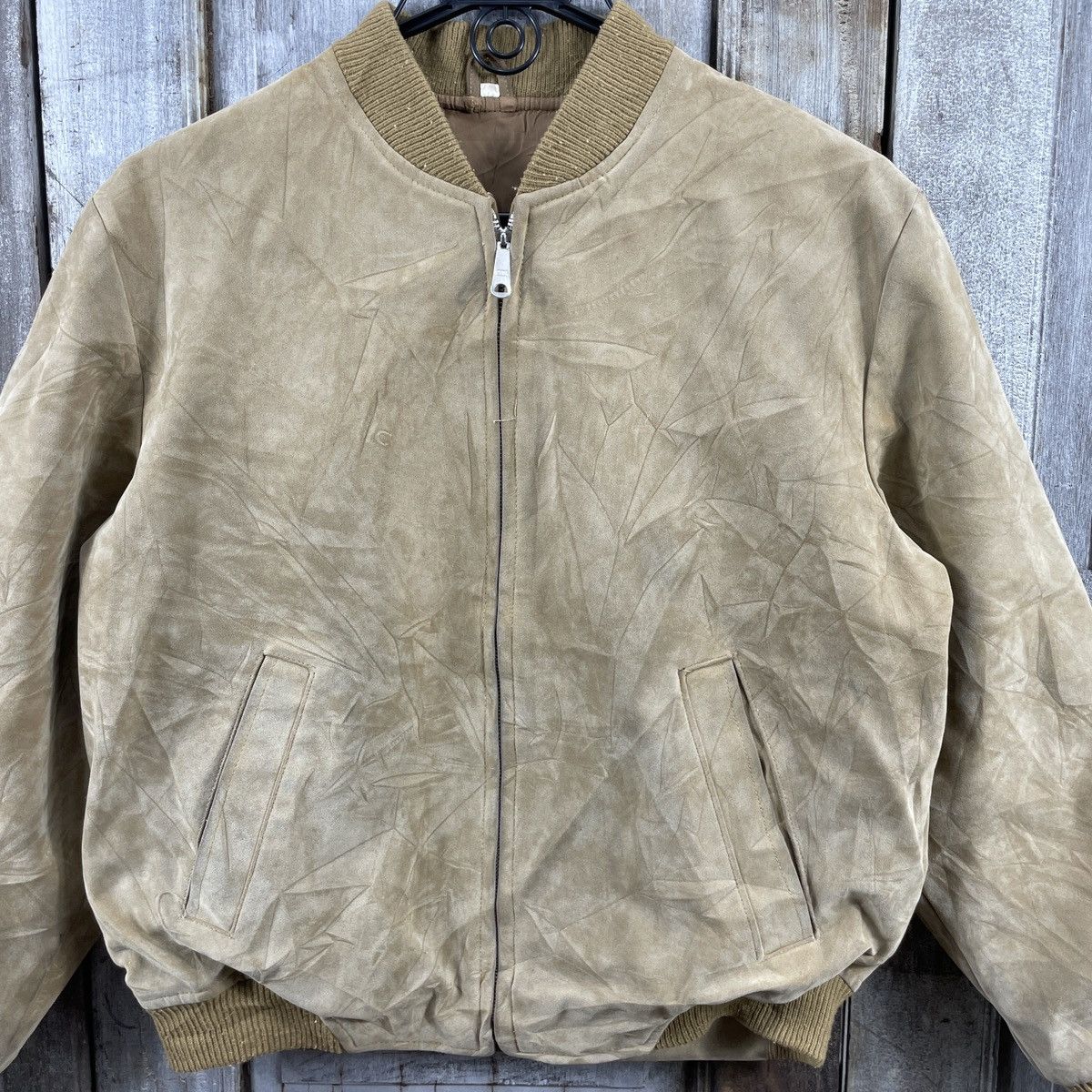 Japanese Brand Vintage Japanese Brand Leather Bomber Jacket Size US M / EU 48-50 / 2 - 3 Thumbnail