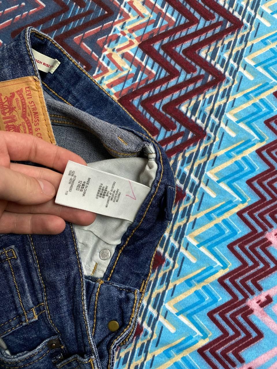 Levi's × Vintage Levi's 721 High Rise Skinny Cropped Denim Jeans Size 25" / US 0 / IT 36 - 3 Thumbnail