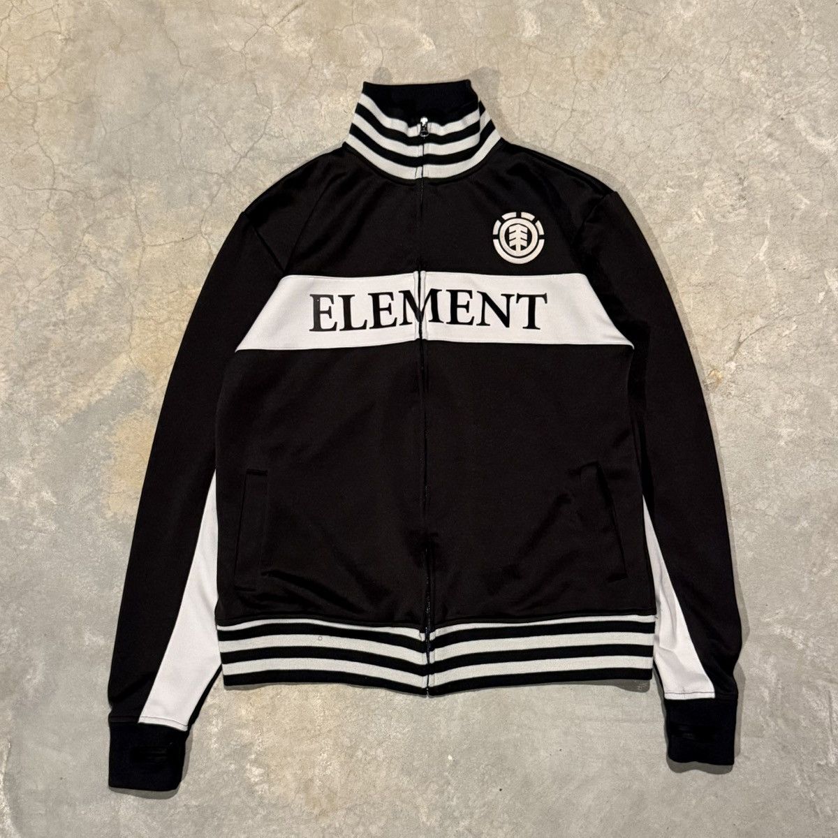 Element Vintage 2000s Element Track Zip Up Jacket Skater Y2K Grunge Size US L / EU 52-54 / 3 - 1 Thumbnail
