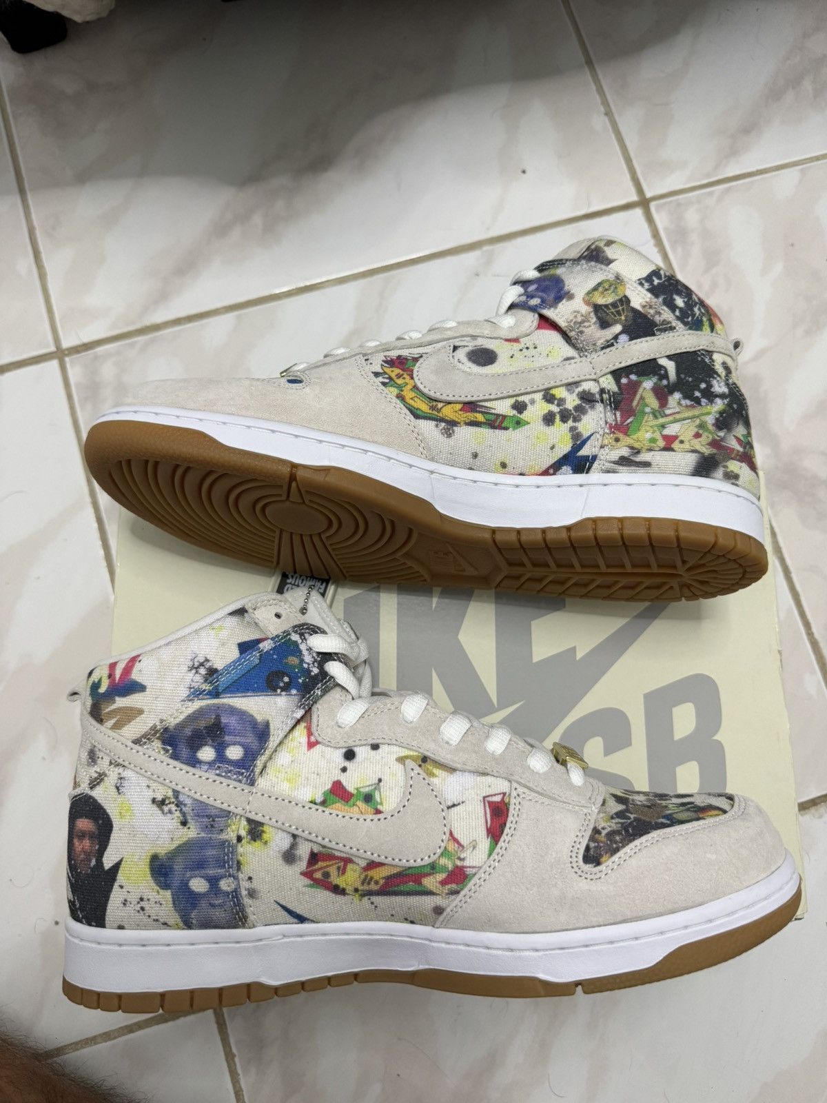 Nike SB Nike SB Dunk High Supreme Rammellzee Sz 12 DS Size US 12 / EU 45 - 2 Thumbnail
