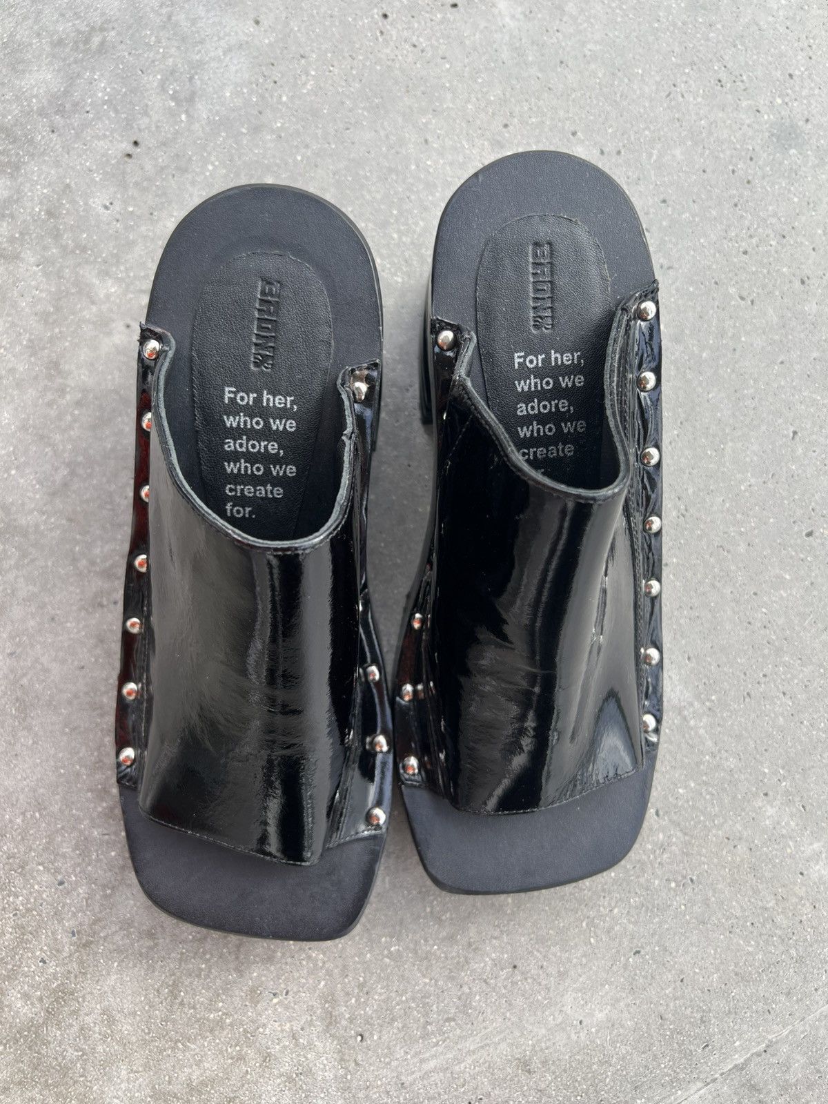 Other Bronx avant garde black leather shoes platform Size US 7 / IT 37 - 3 Thumbnail