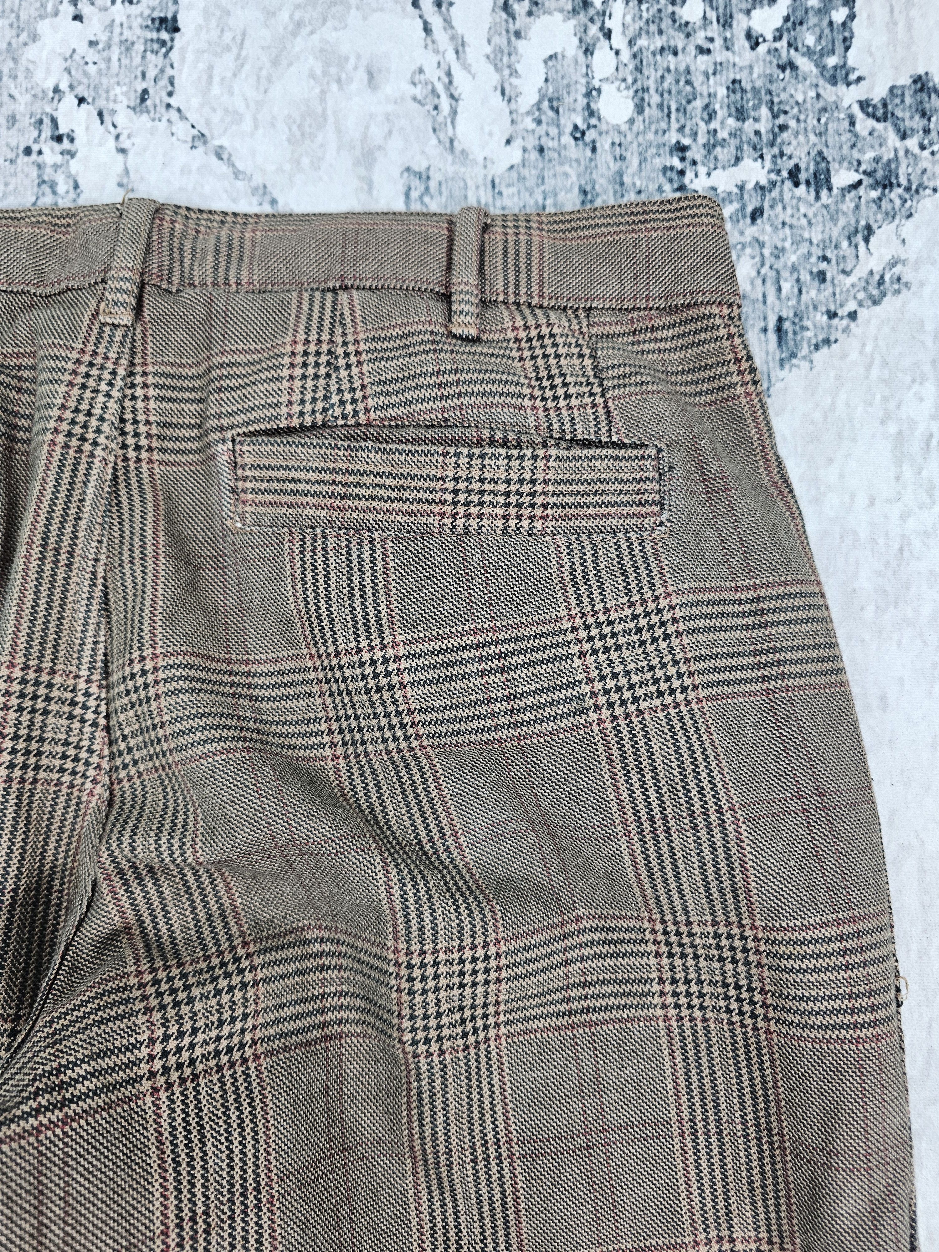 Japanese Brand SLAP SHOT Plaid Checked Bondage Punk Design Jeans JB0236 Size US 34 / EU 50 - 11 Thumbnail