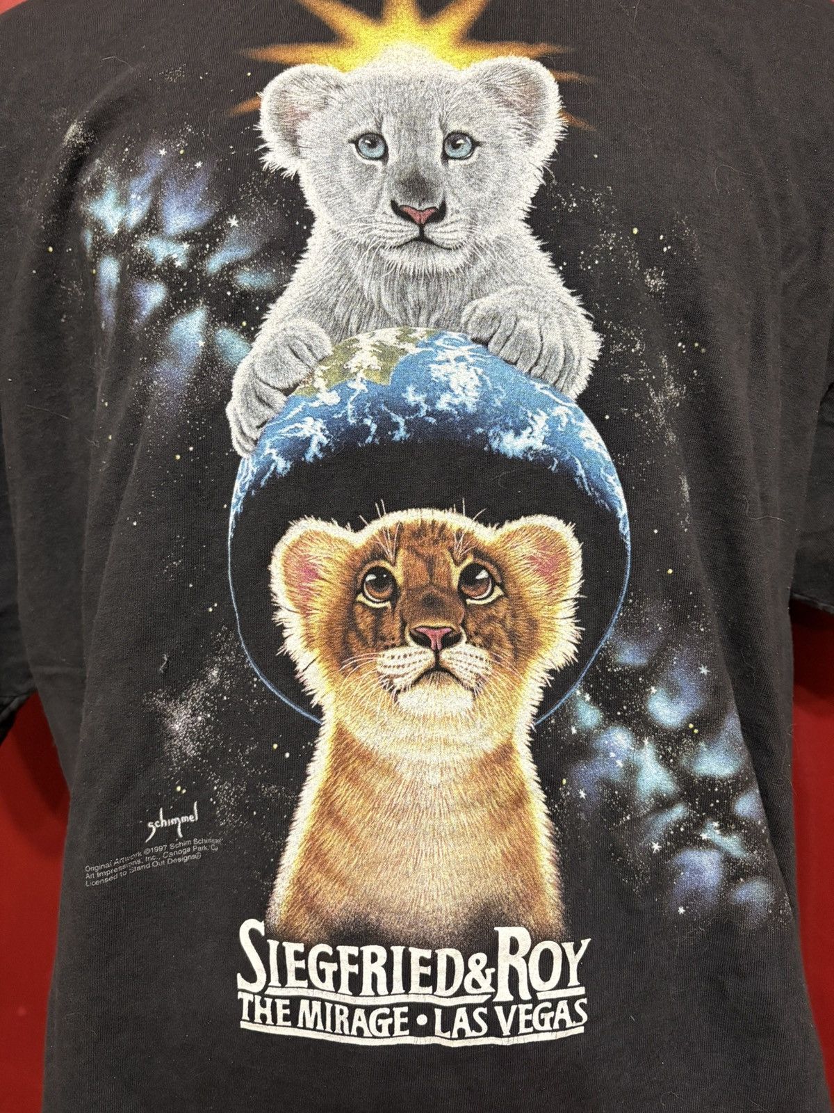 Vintage Vintage Siegfried And Roy Tshirt 90’s Las Vegas Tiger Tee Size US XXL / EU 58 / 5 - 2 Thumbnail