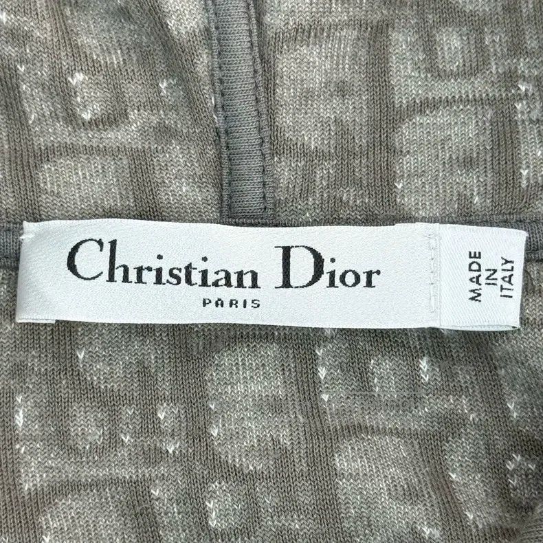 Dior Dior Grey logo hooded short-sleeved sweatshirt Size S / US 4 / IT 40 - 5 Thumbnail