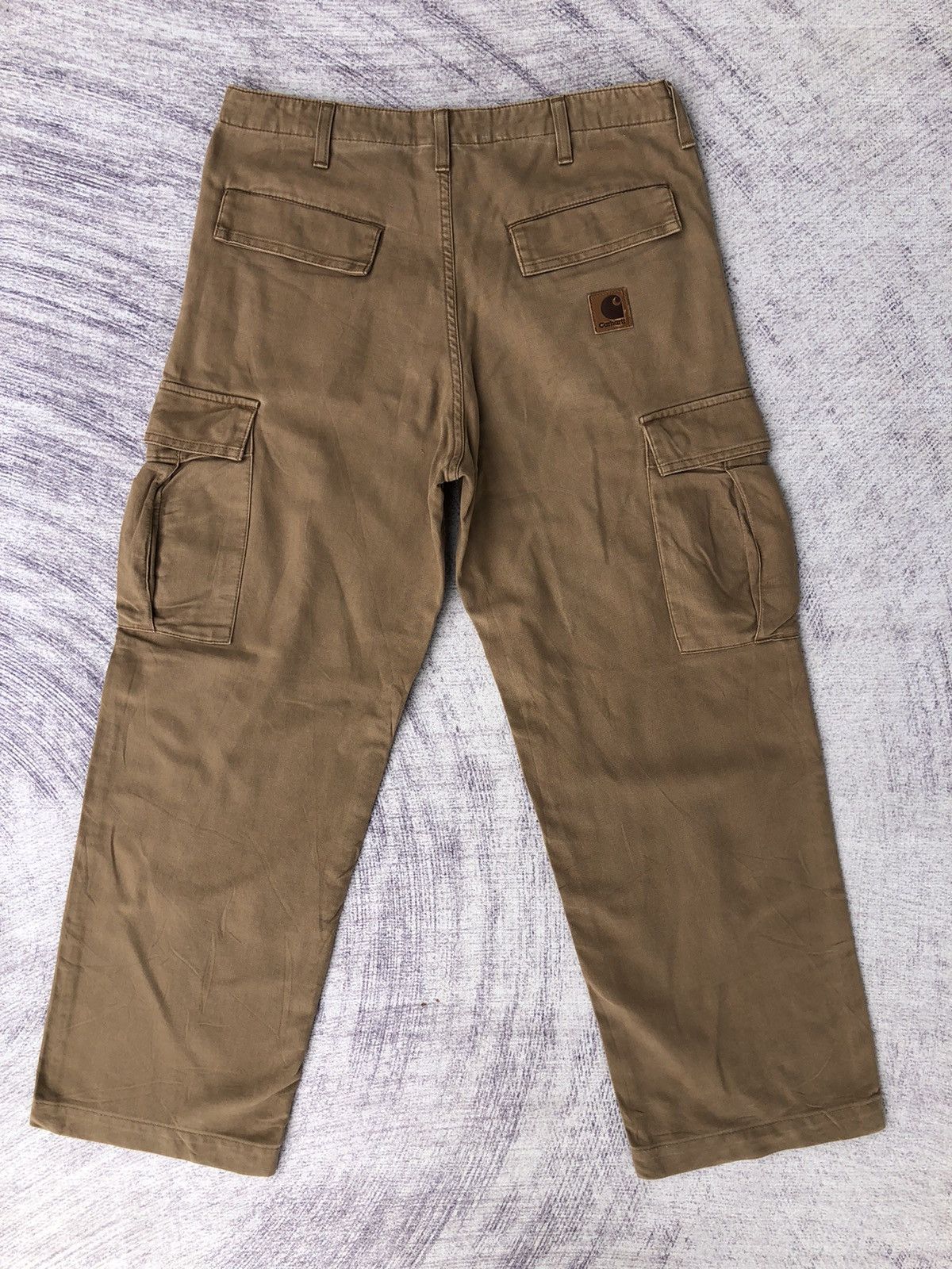 Carhartt Carharrt Khakis Cargo Pant Straight Cut Multipocket Size US 31 - 13 Thumbnail