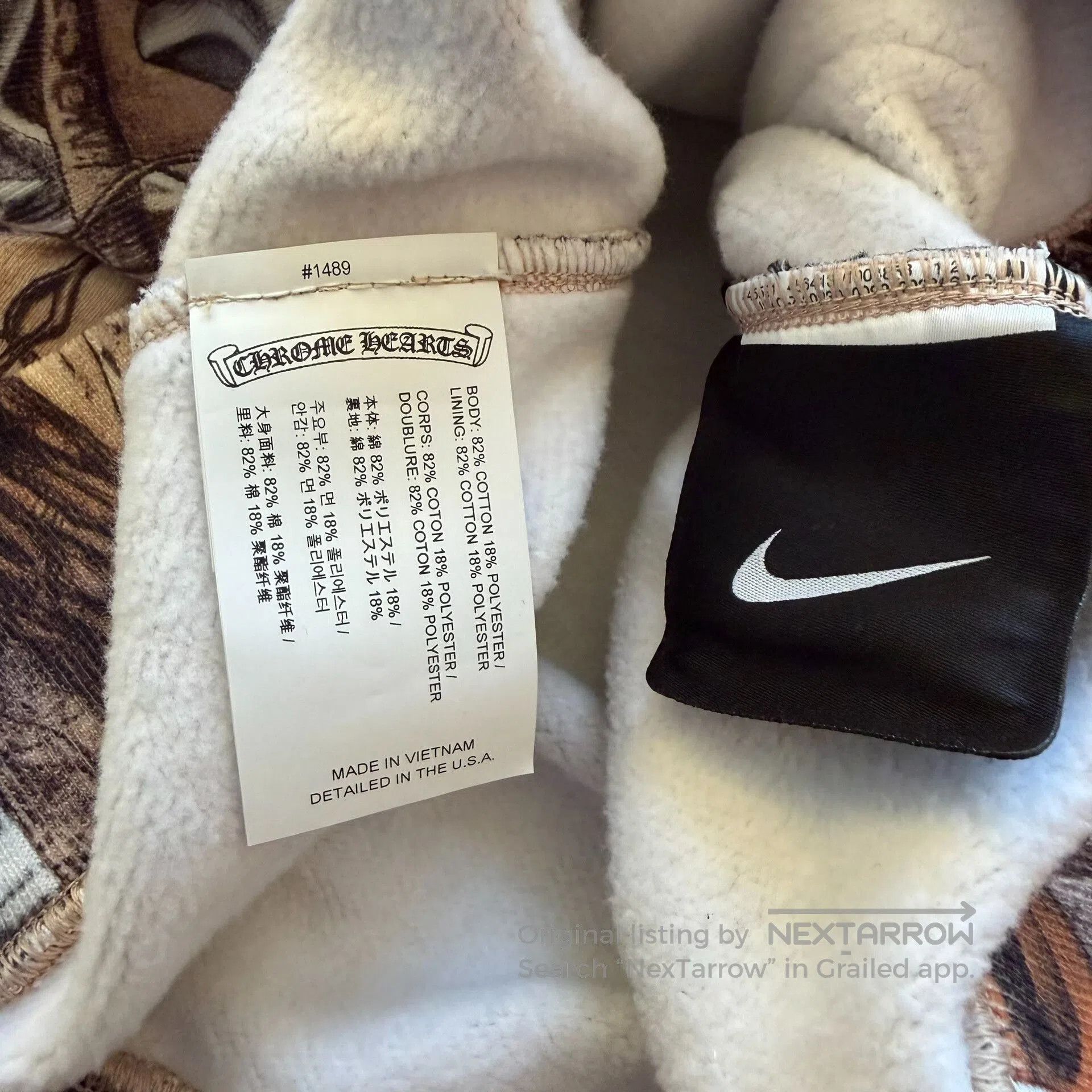 Chrome Hearts chrome hearts drake nike hoodie oversized design. Size US XL / EU 56 / 4 - 5 Thumbnail