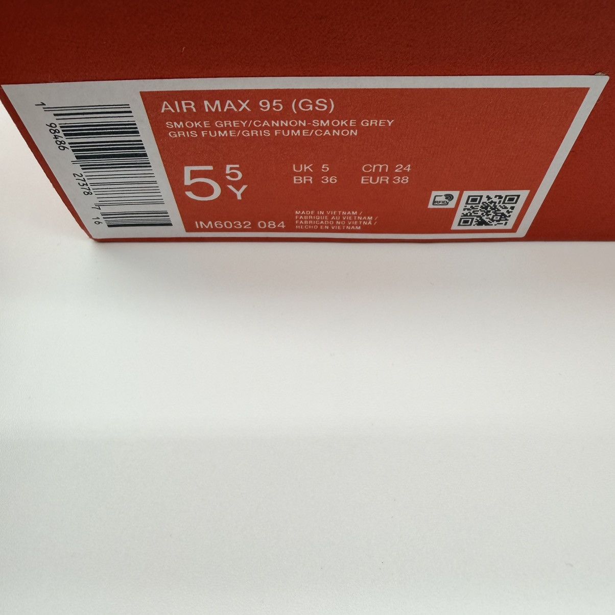 Nike Nike Air Max 95 Smoke Grey US 5.5 Brand New Free Shipping Size US 5.5 / EU 38 - 7 Thumbnail