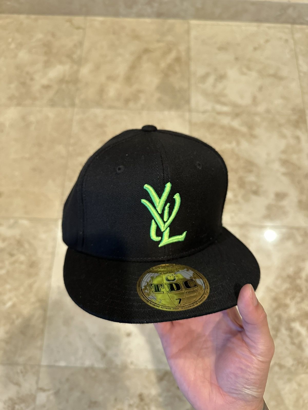 Playboi Carti Opium YVL fitted hat BLACK size 7 1/4 | Grailed