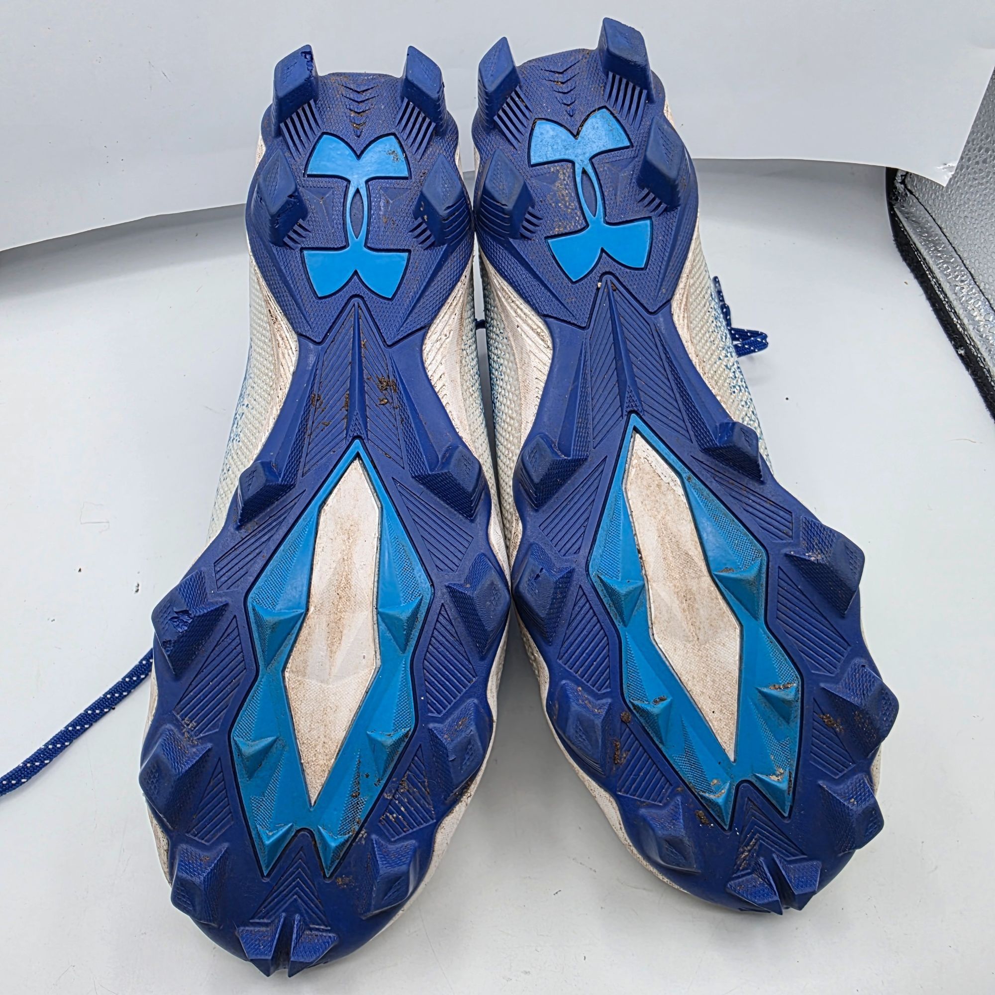 Under Armour Under Armour Spotlight Franchise 2.0 Mens Size 10.5 Blue Whi Size US 10.5 / EU 43-44 - 8 Thumbnail