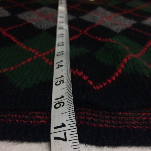 Vintage Vintage Huntington Ridge hand knitted stripes squares vest Size US L / EU 52-54 / 3 - 6 Thumbnail