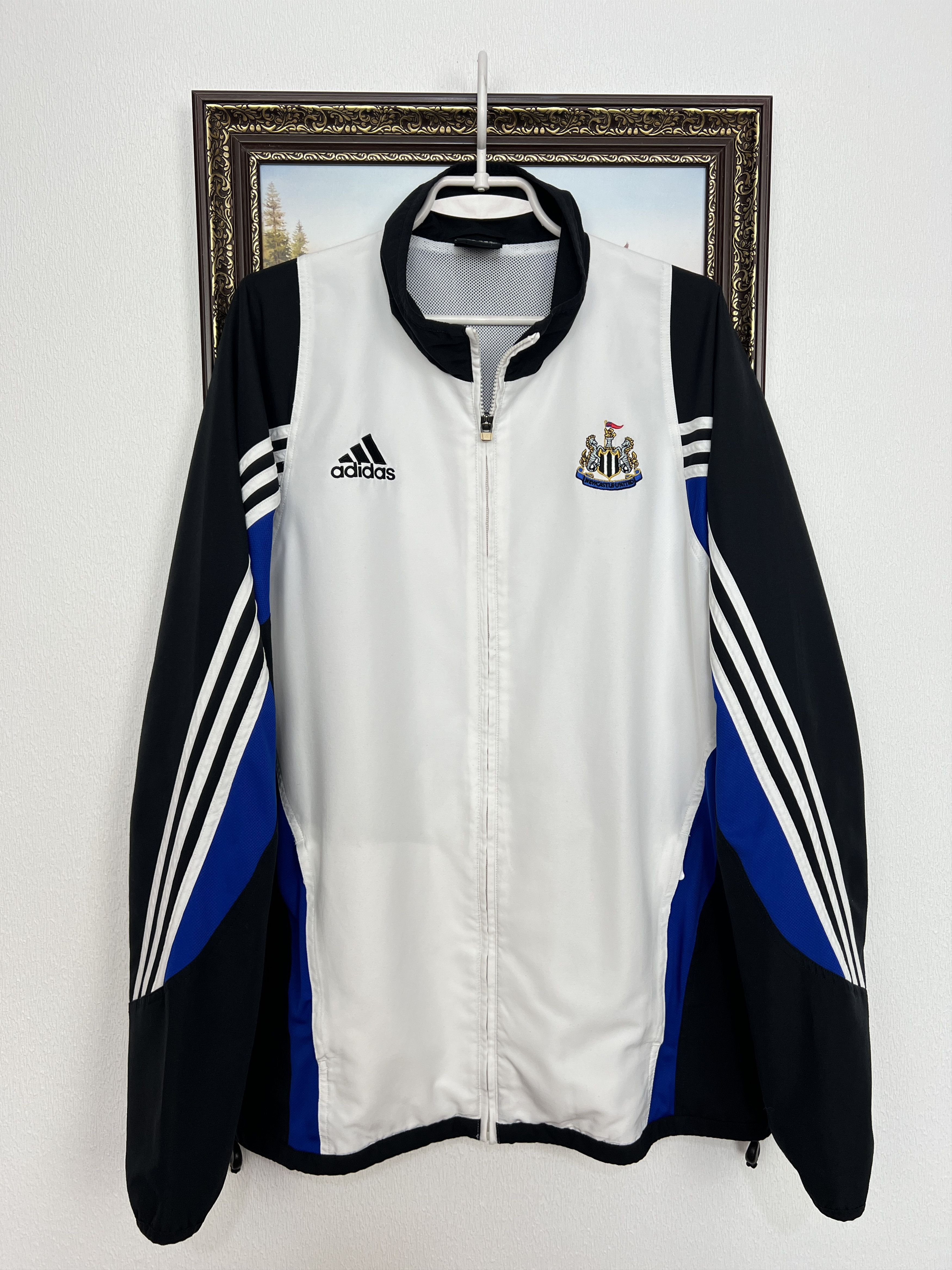 Adidas Vintage Newcastle United Football Jacket Soccer Track Top Size US L / EU 52-54 / 3 - 1 Thumbnail