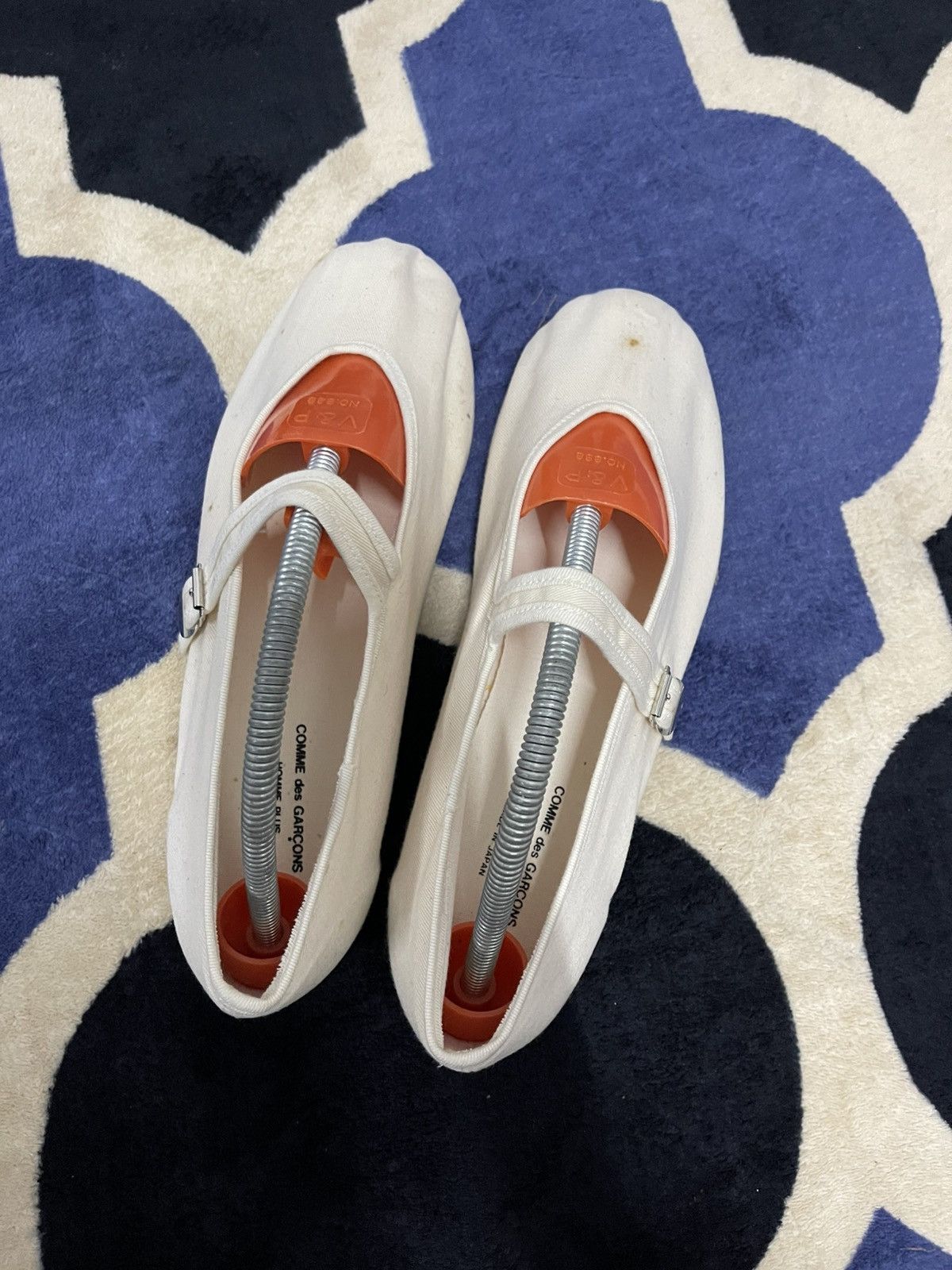 Comme des Garcons × Designer × Japanese Brand Mary Jane Ballet Flats COMME des GARÇONS HOMME PLUS Size US 10.5 / EU 43-44 - 2 Thumbnail