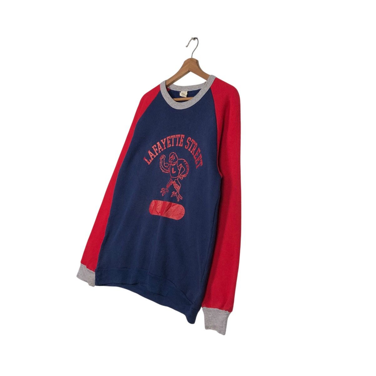 Japanese Brand 📌Vintage Sweatshirts Lafayette street Big Logo Size US L / EU 52-54 / 3 - 3 Thumbnail