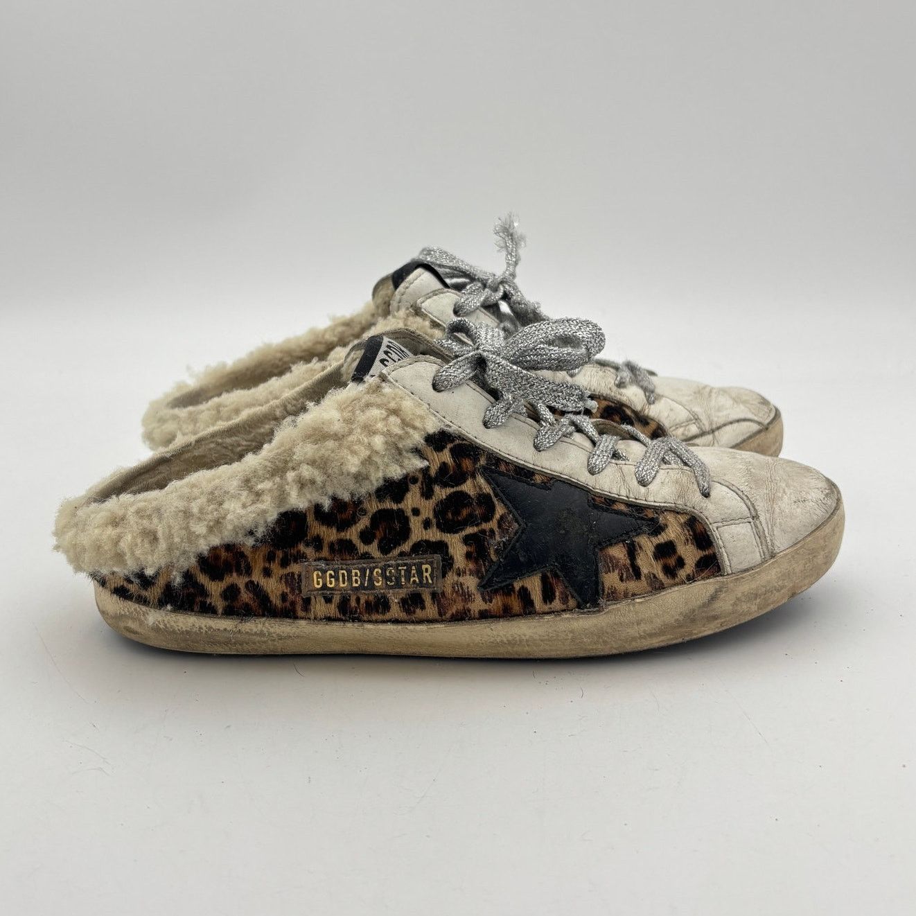 Golden Goose Golden Goose Superstar Sabot Slides Shearling Lined 37 Size US 7 / IT 37 - 3 Thumbnail