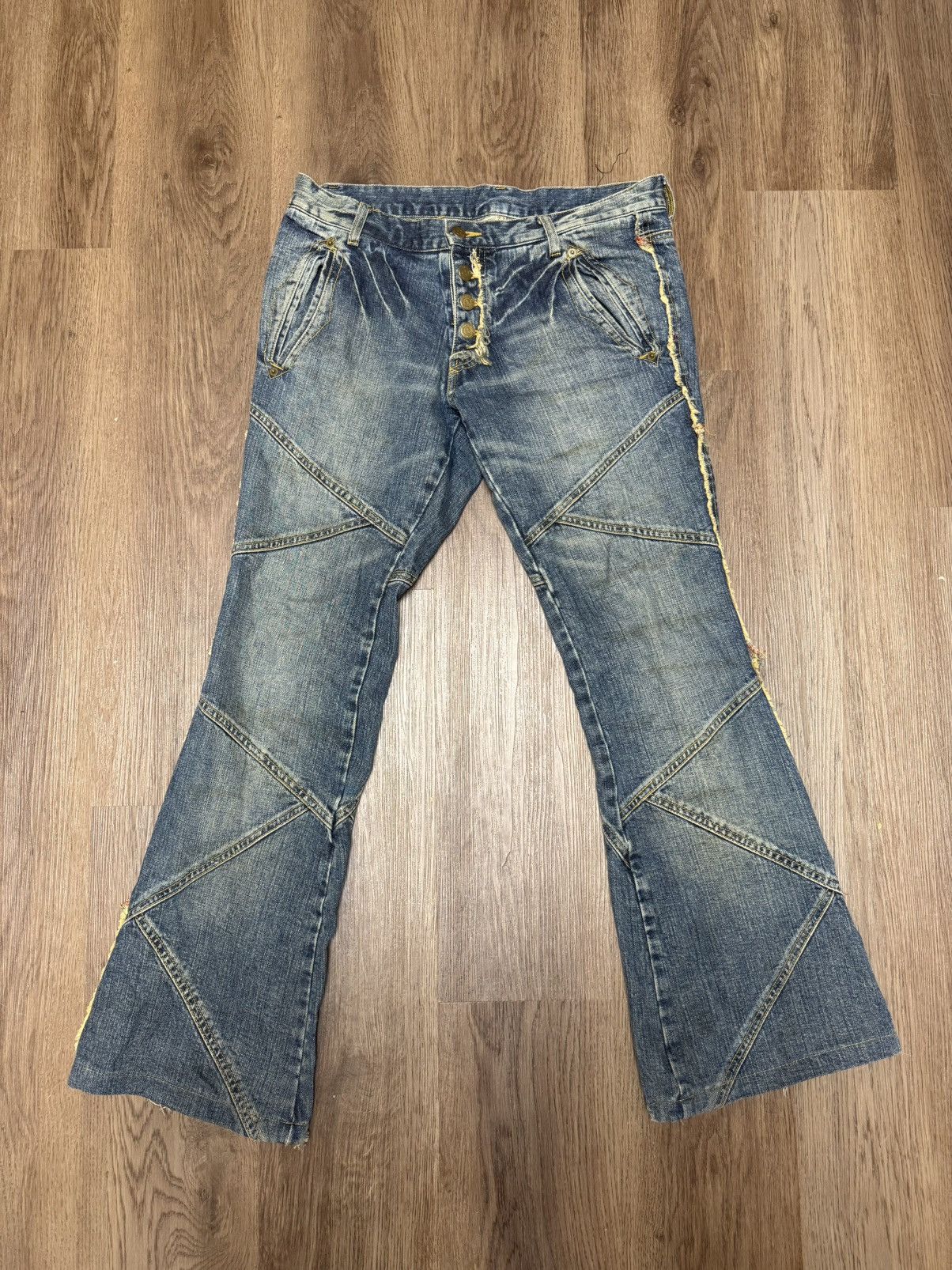 TORNADO denim flare MART パンツ
