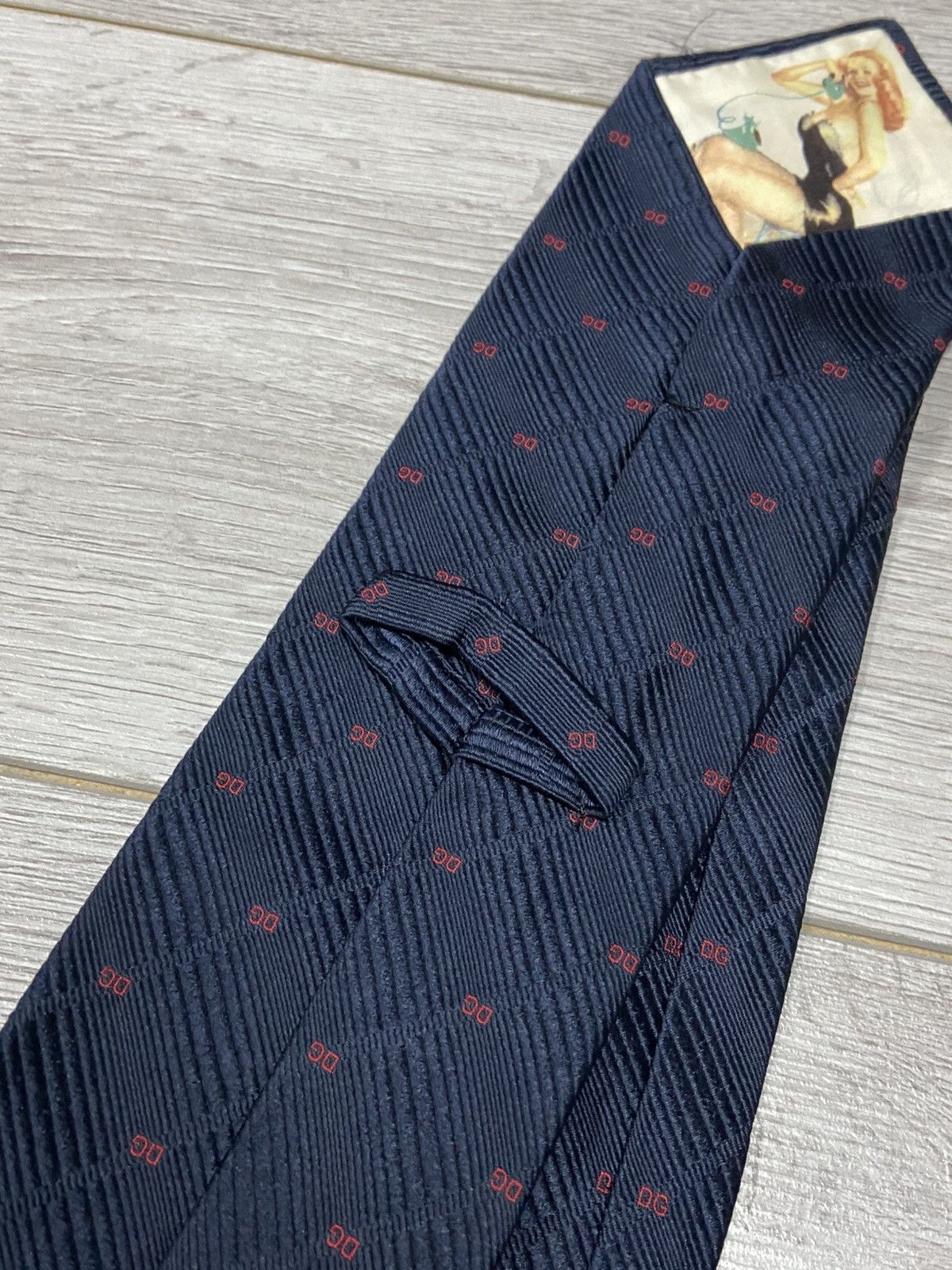 Dolce & Gabbana Dolce & Gabbana girl RARE vintage silk tie Size ONE SIZE - 6 Thumbnail