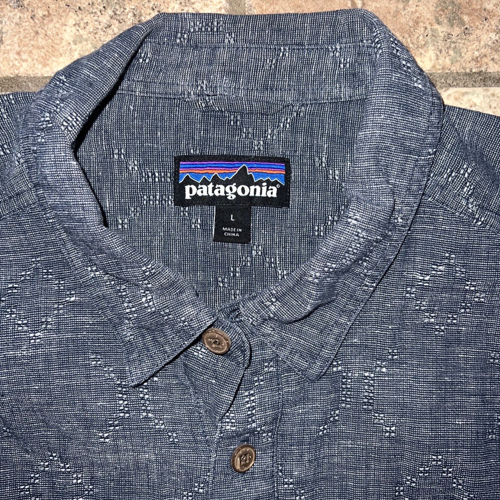 Patagonia Patagonia Button-Up Shirt Mens Size L Gray Short Sleeve Size US L / EU 52-54 / 3 - 2 Thumbnail
