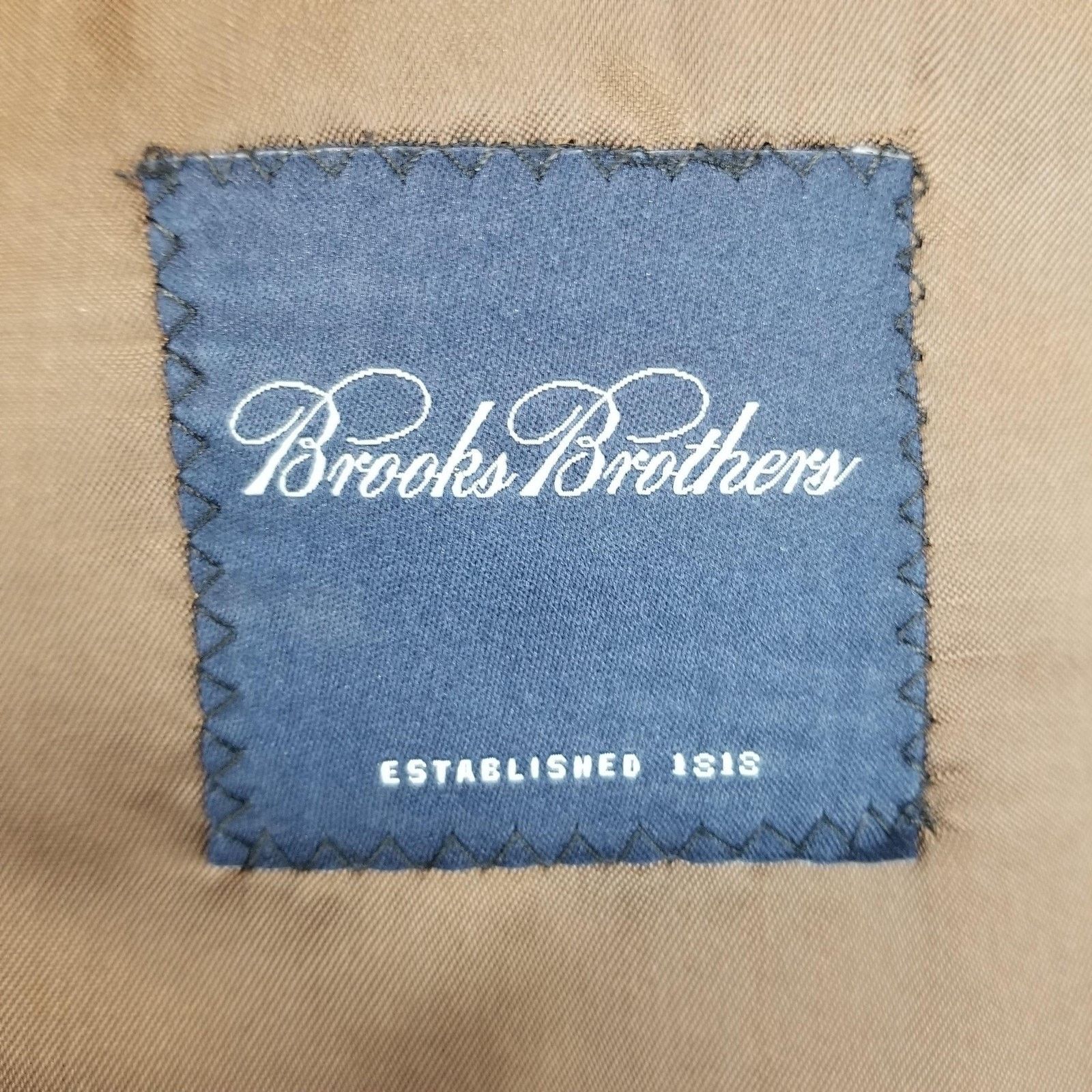 Brooks Brothers Brooks Brothers 48 Brown Loro Piana Rain System Sport Coat Size 48R - 3 Thumbnail