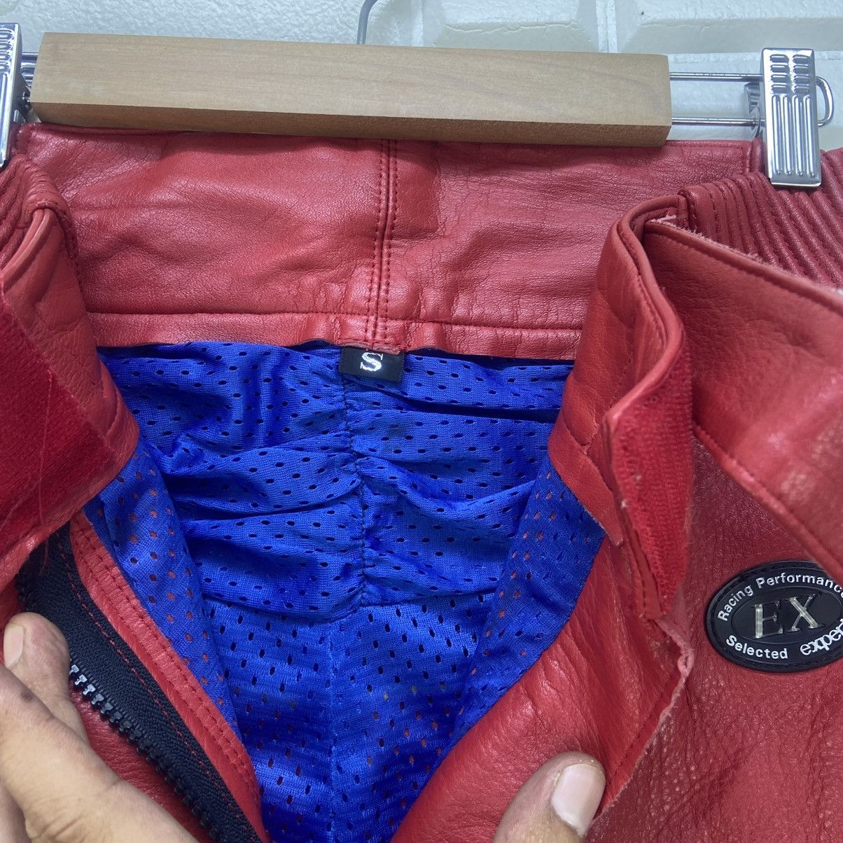 Japanese Brand × Leather Expert Racing Performance Biker Leather Pants Size 22" - 24 Thumbnail