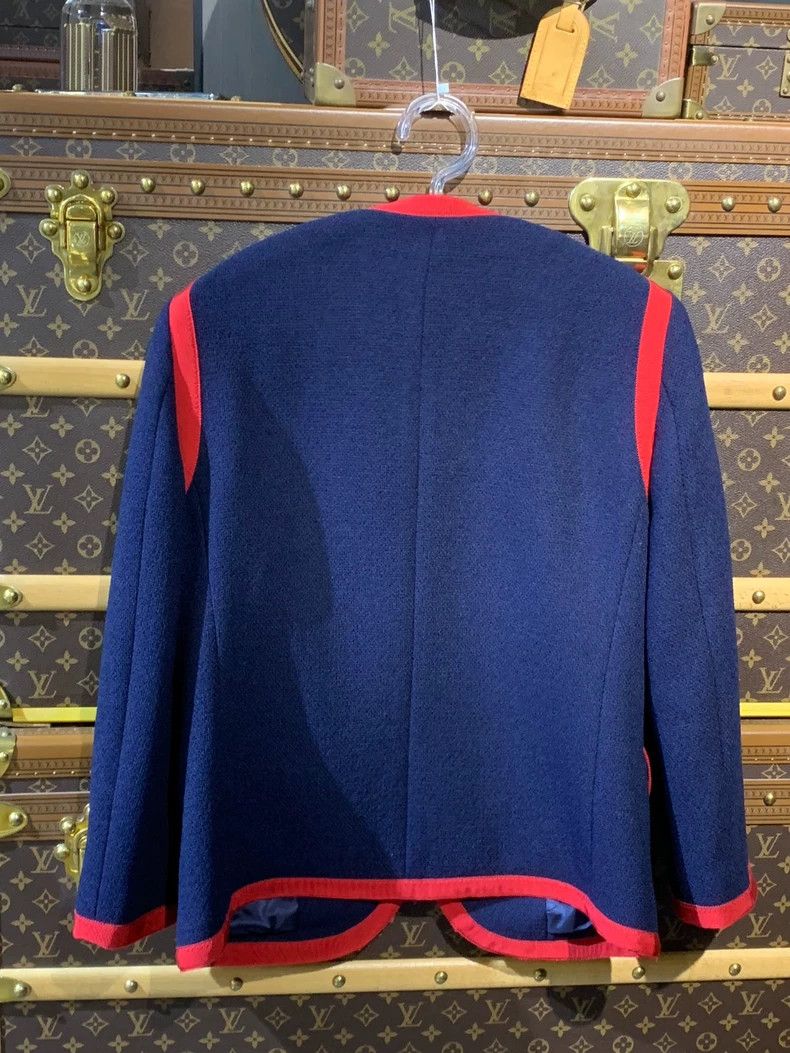 Gucci GucciDark blue color-blocked jacket Size XS / US 0-2 / IT 36-38 - 2 Thumbnail