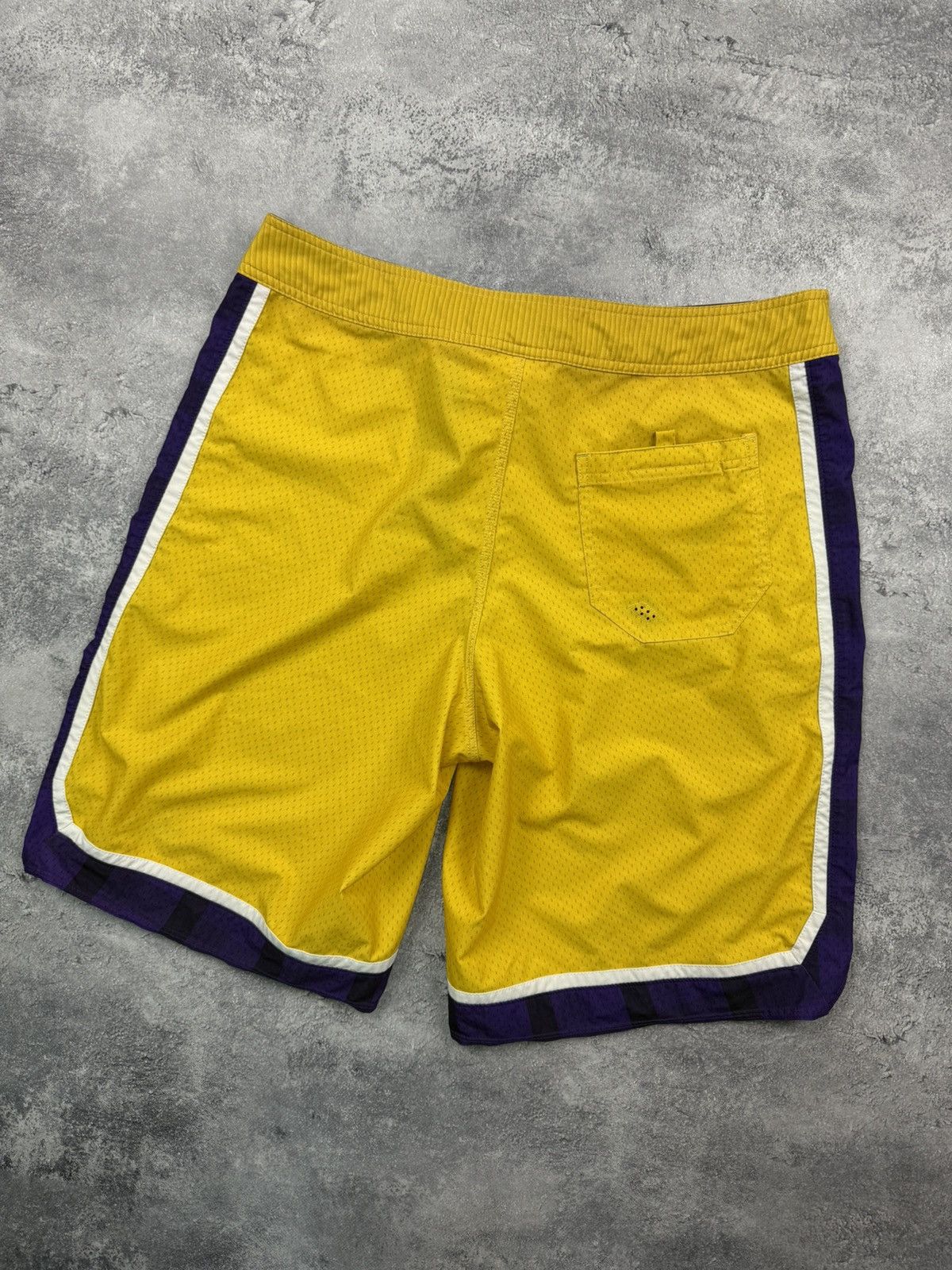 Nike Vintage Y2K Nike 6.0 Swoosh Shorts Yellow Drill Streetwear Size US 34 / EU 50 - 14 Thumbnail