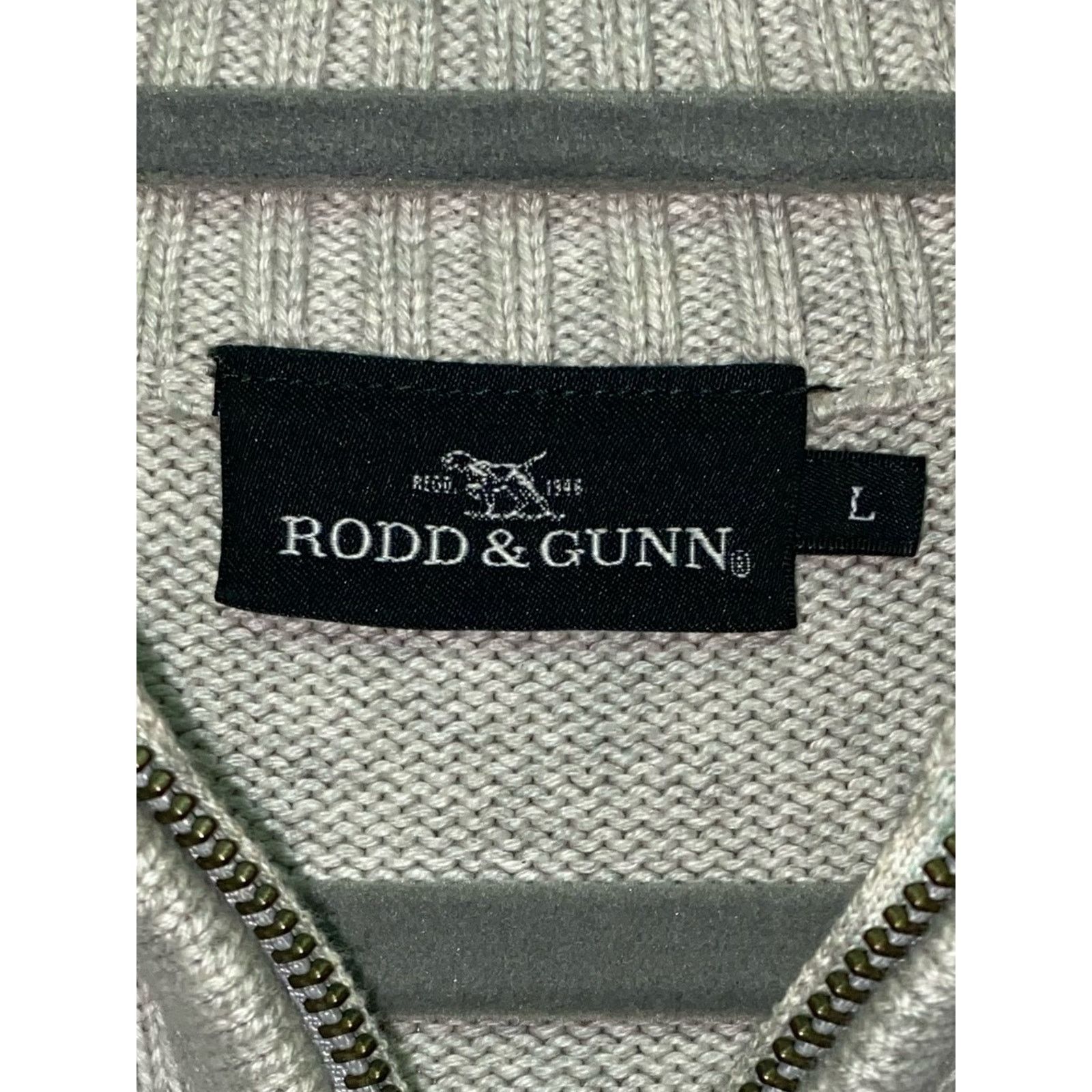 Rodd & Gunn Rodd & Gunn $149 Merrick Bay Quarter Zip Cotton Sweater L Size US L / EU 52-54 / 3 - 6 Thumbnail