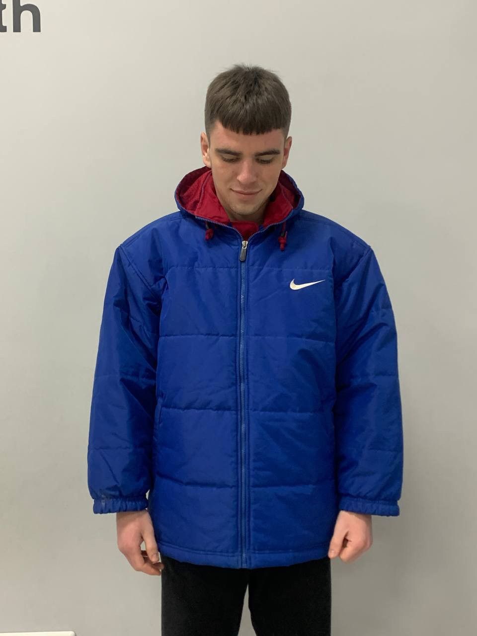 Nike VERY RARE nike 90s vintage spellout puffer jacket Size US M / EU 48-50 / 2 - 2 Thumbnail