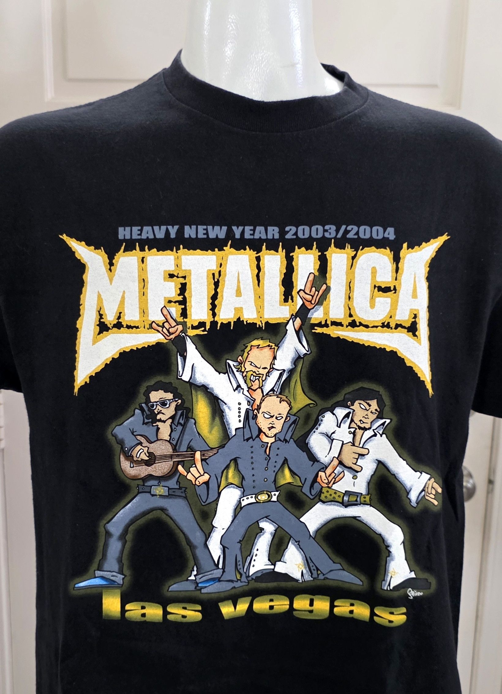Metallica Metallica Large 2003 Heavy Metal New Year Las Vegas Joint Size US L / EU 52-54 / 3 - 2 Thumbnail