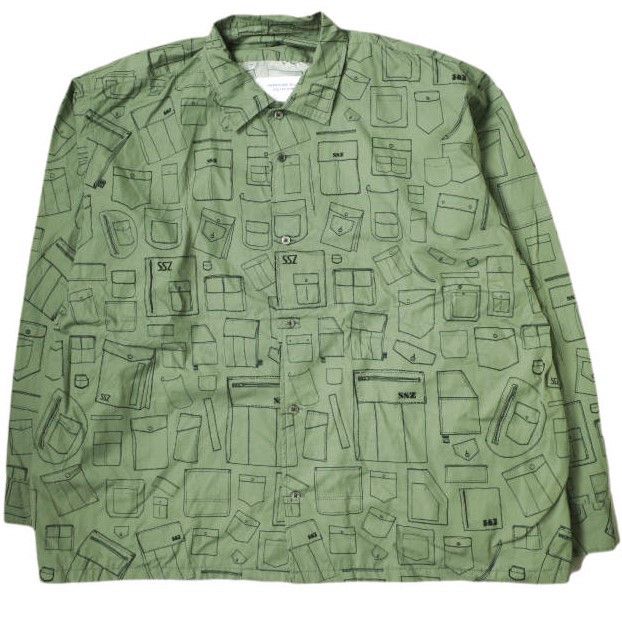 Other Other SSZ BILL分 Collection POCKET zura SHIRT Cotton Shirt Cotton Tops 11-11-0937-139 DUTY FREE for USA Size ONE SIZE - 1 Thumbnail