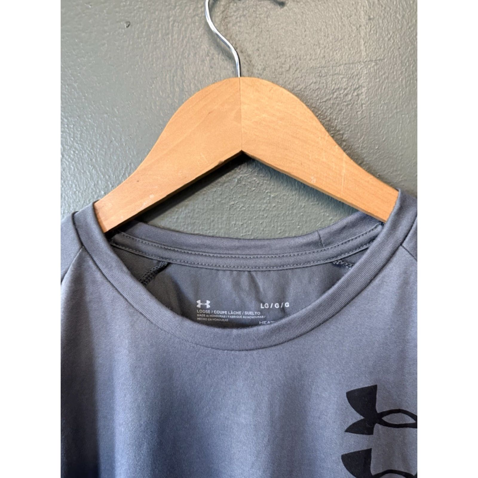 Under Armour Under Armour Mens Gray Short Sleeve T-Shirt Athletic Size Large Size US L / EU 52-54 / 3 - 3 Thumbnail