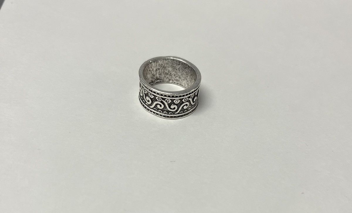 Vintage Vintage silver style ring Size ONE SIZE - 2 Thumbnail