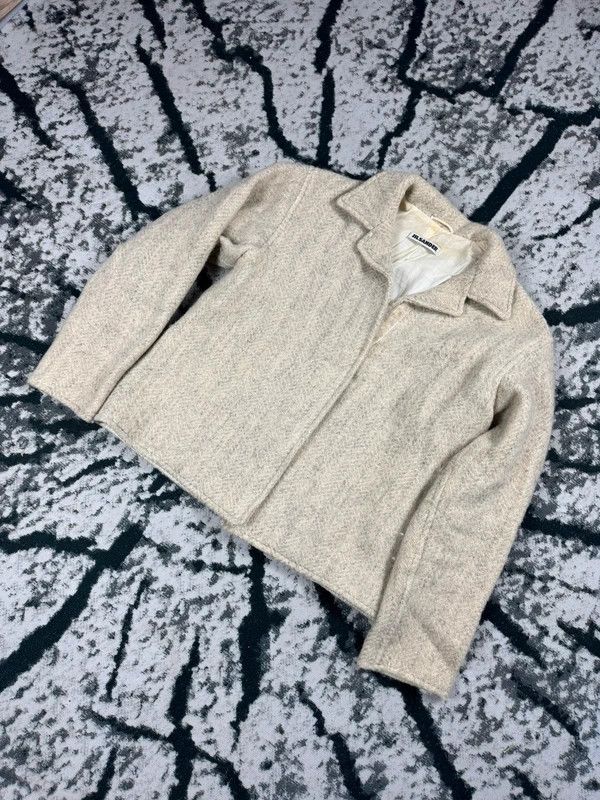 Jil Sander Jil Sander beige cream wool blazer jacket 38 Size XS / US 0-2 / IT 36-38 - 2 Thumbnail