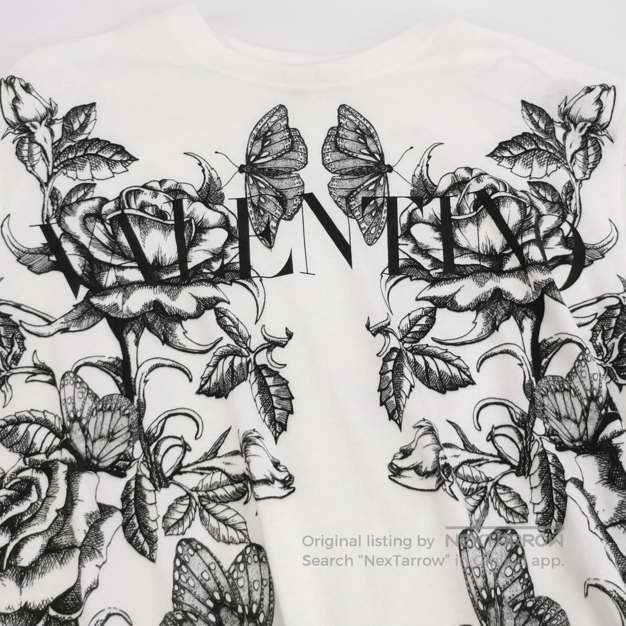 Louis Vuitton Valentino XS Cotton Floral Logo Crewneck T. Size US S / EU 44-46 / 1 - 1 Thumbnail